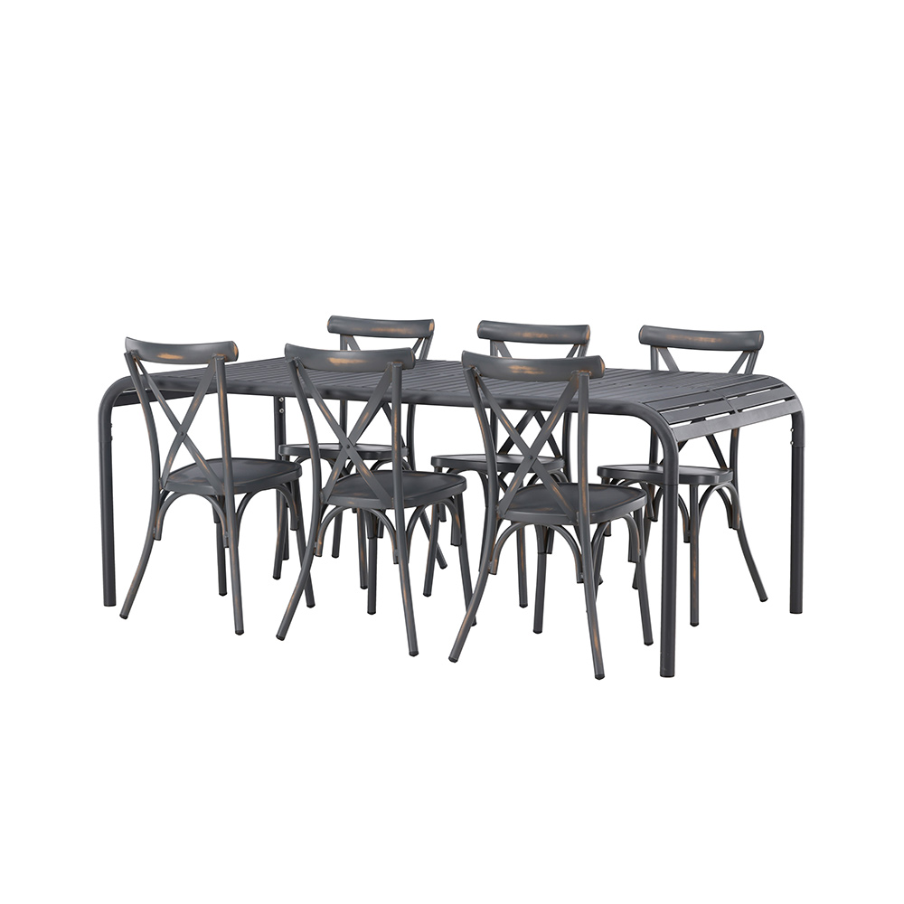 Spisegruppe Venture Home Borneo Bord med 6 Tablas Stoler