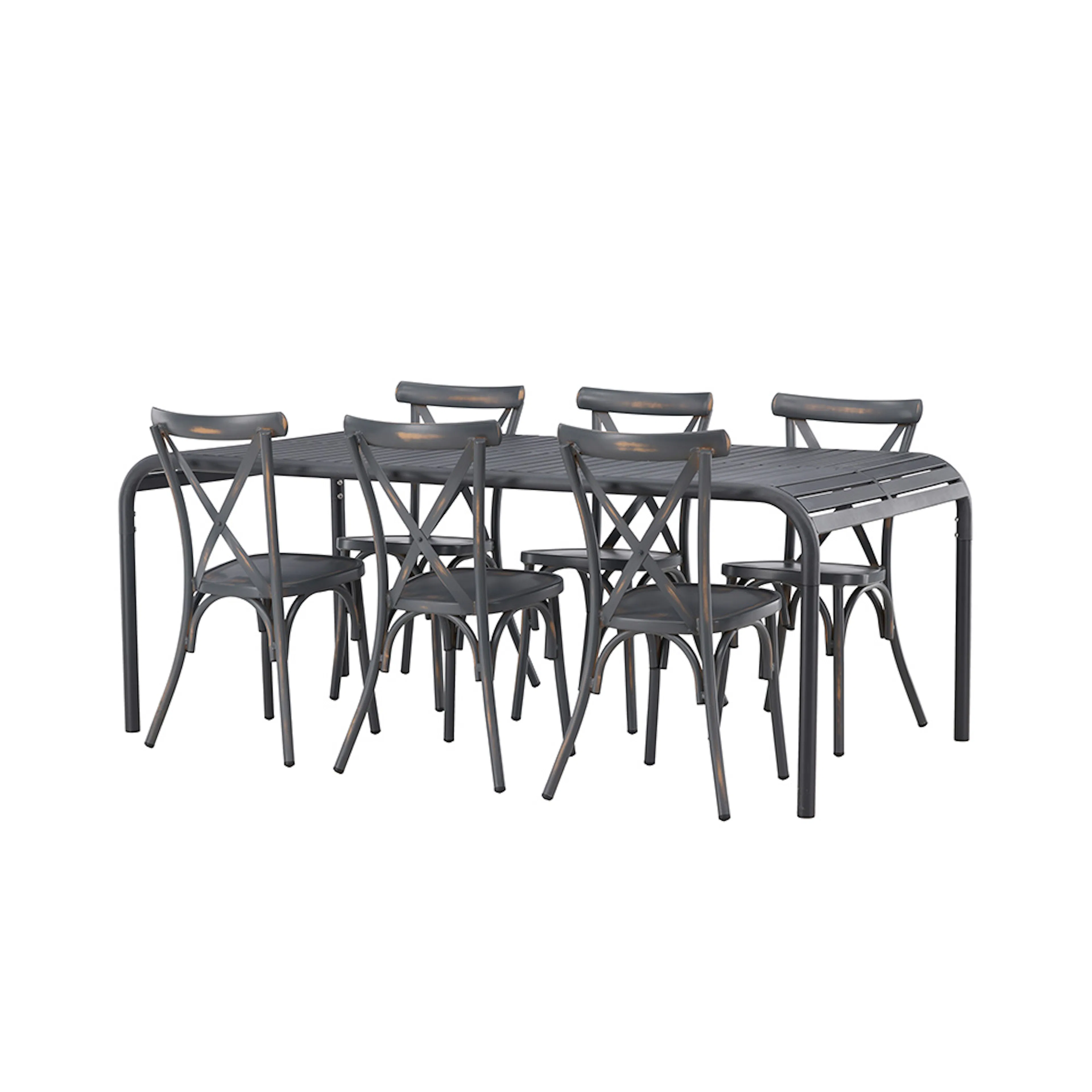Spisegruppe Venture Home Borneo Bord med 6 Tablas Stoler