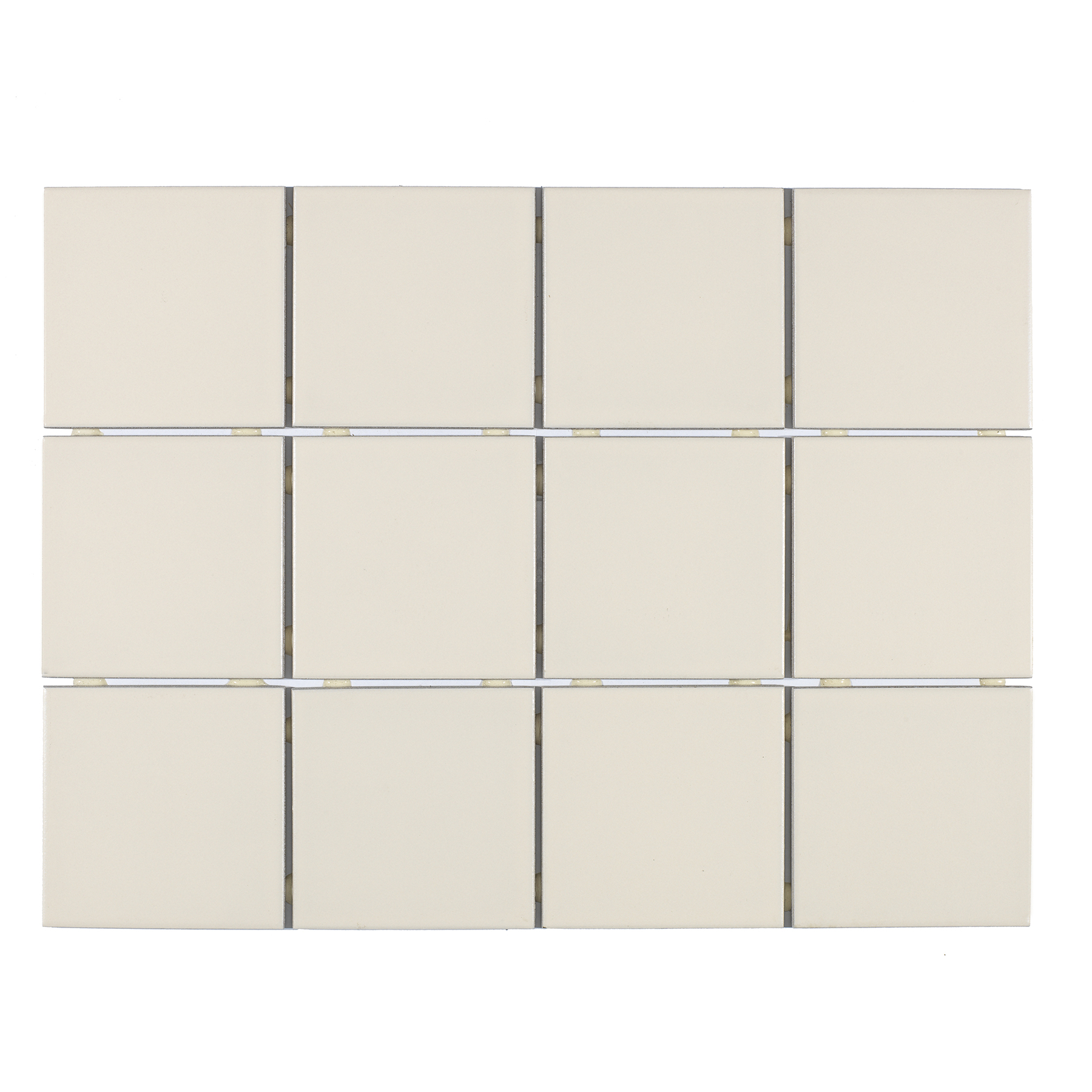 Klinker Arredo Unicolor Ivory Hvit 10x10 cm