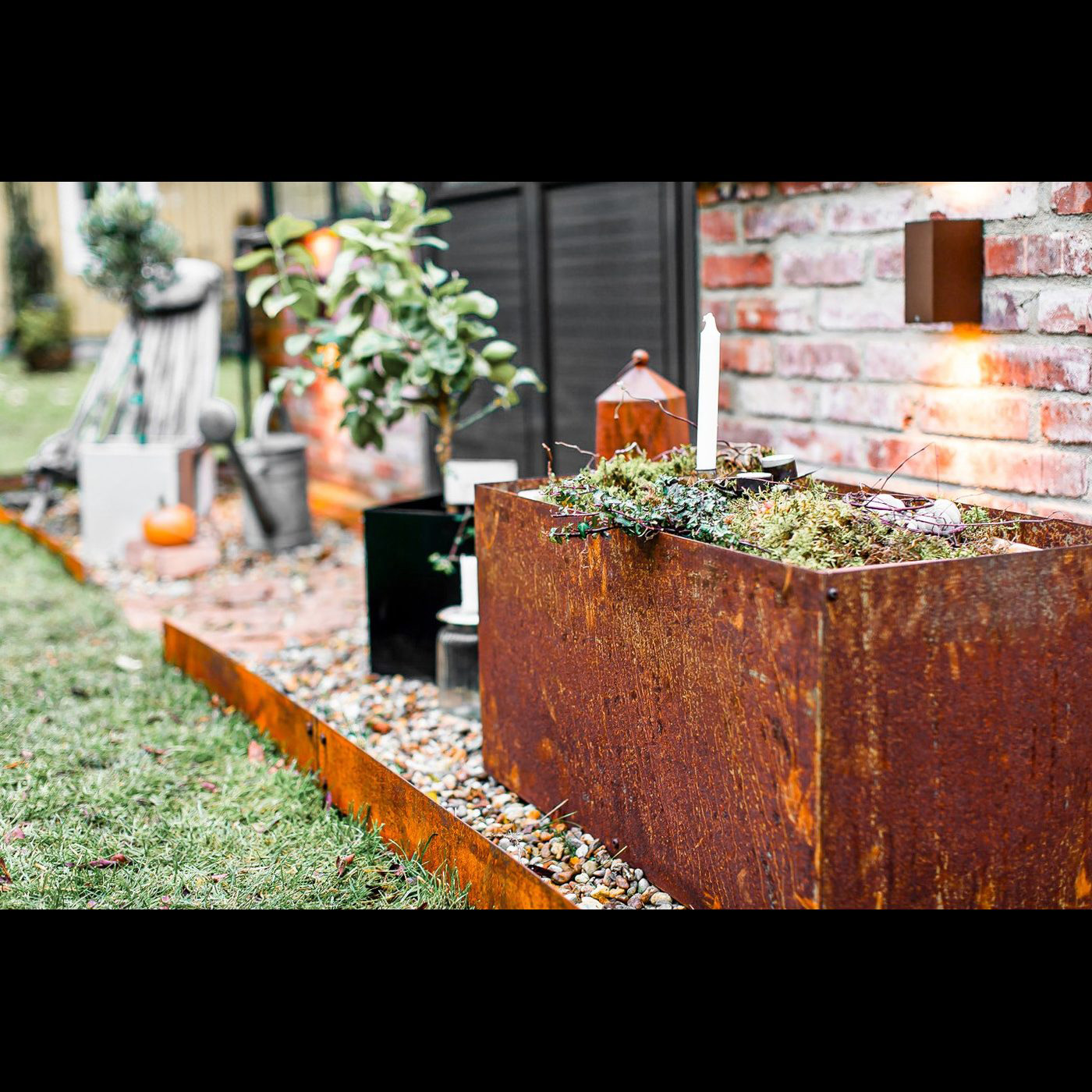 Kantbeskyttelse Skotte Garden 18x100 cm 4-pk