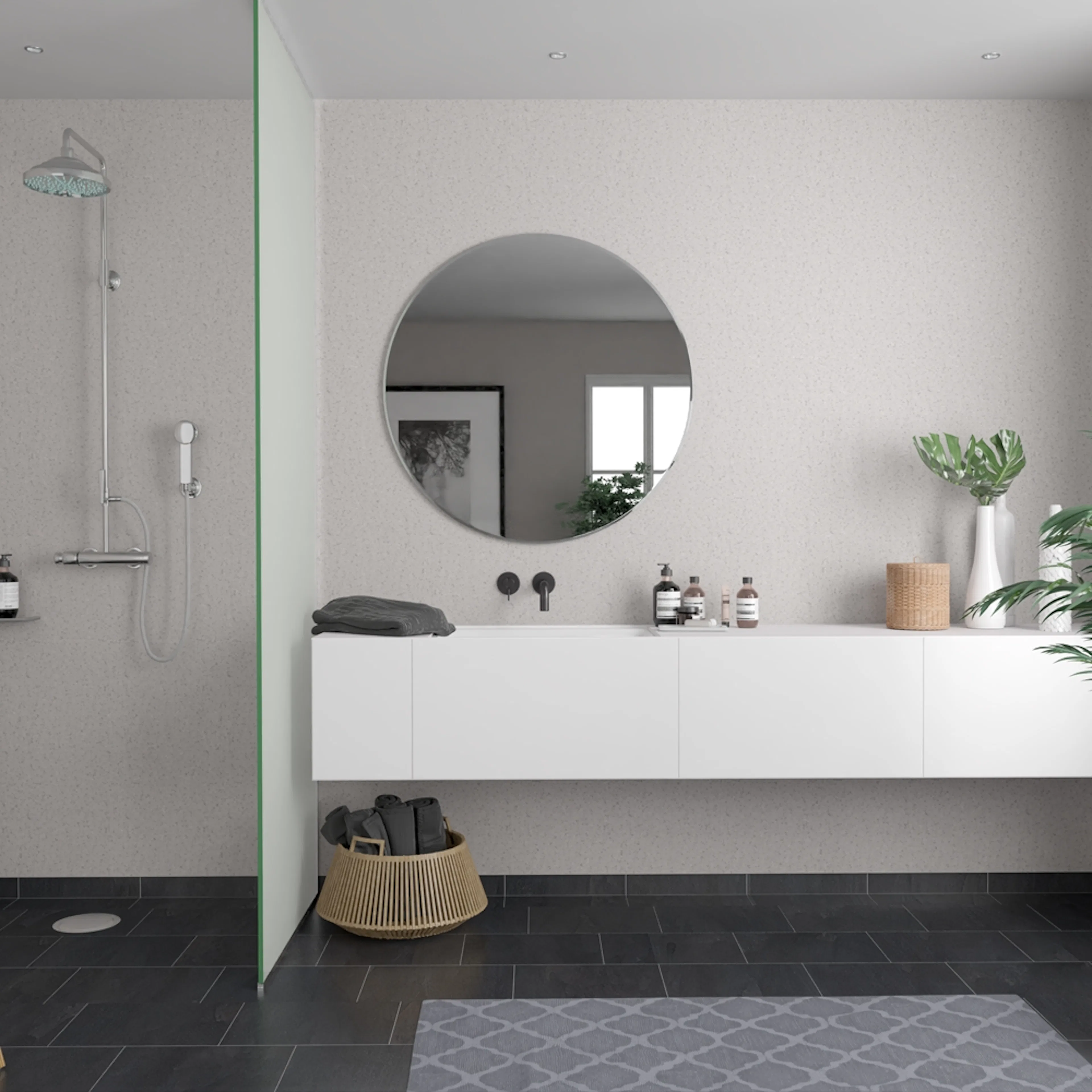 Baderomspanel Fibo 4001-M00 Terrazzoo Light