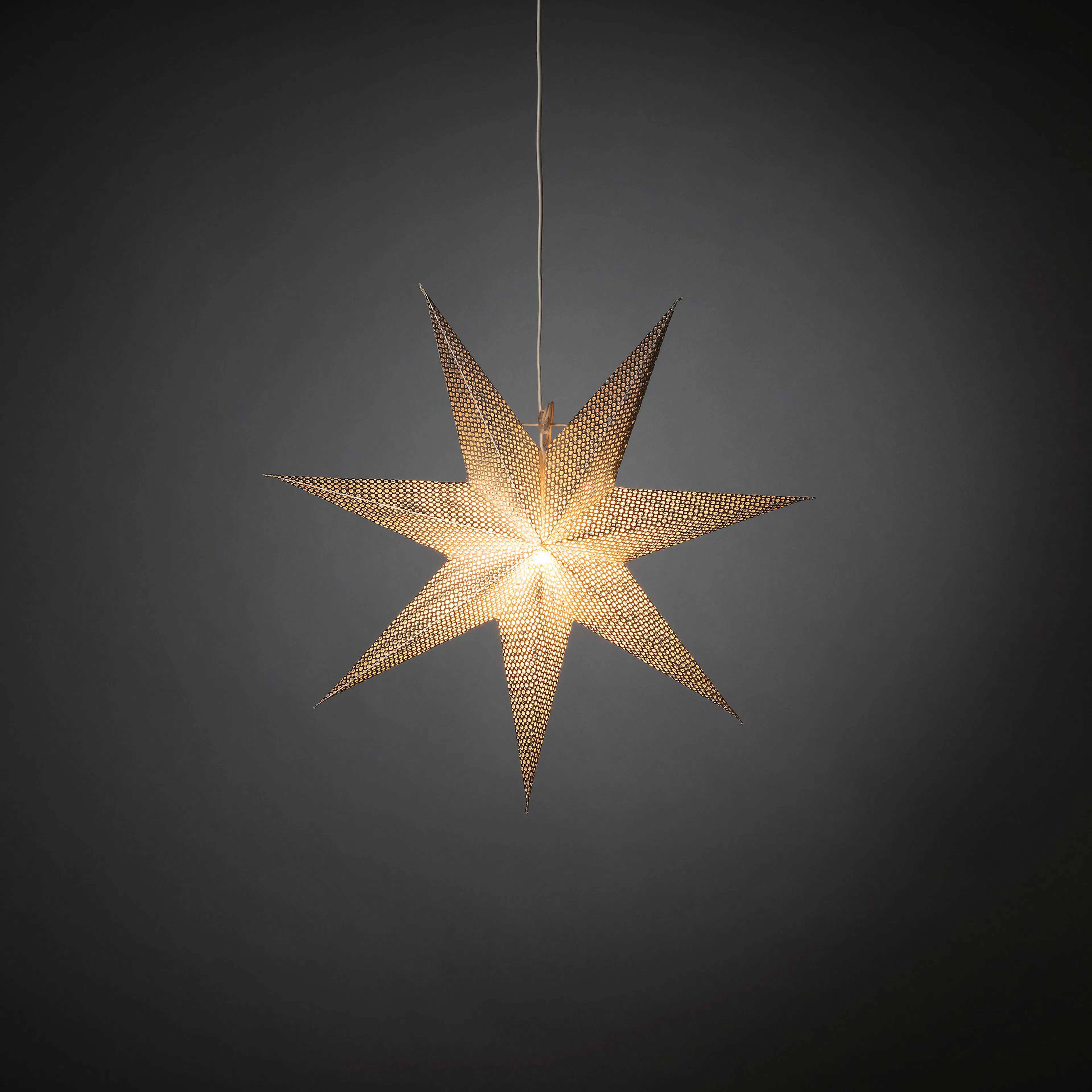Adventsstjerne Gnosjö Konstsmide 7-spiss 60 cm