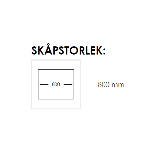 Kjøkkenvask Nordic Tech Radius 80 K X