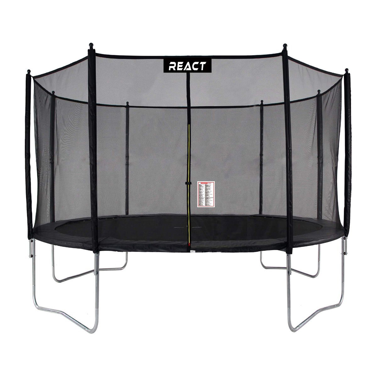 Trampoline React med Sikkerhetsnett 427 cm