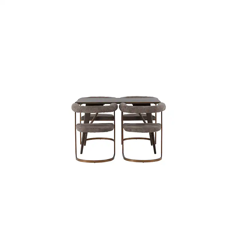 Spisegruppe Venture Home Kaseidon med 4 stk Morning Stoler