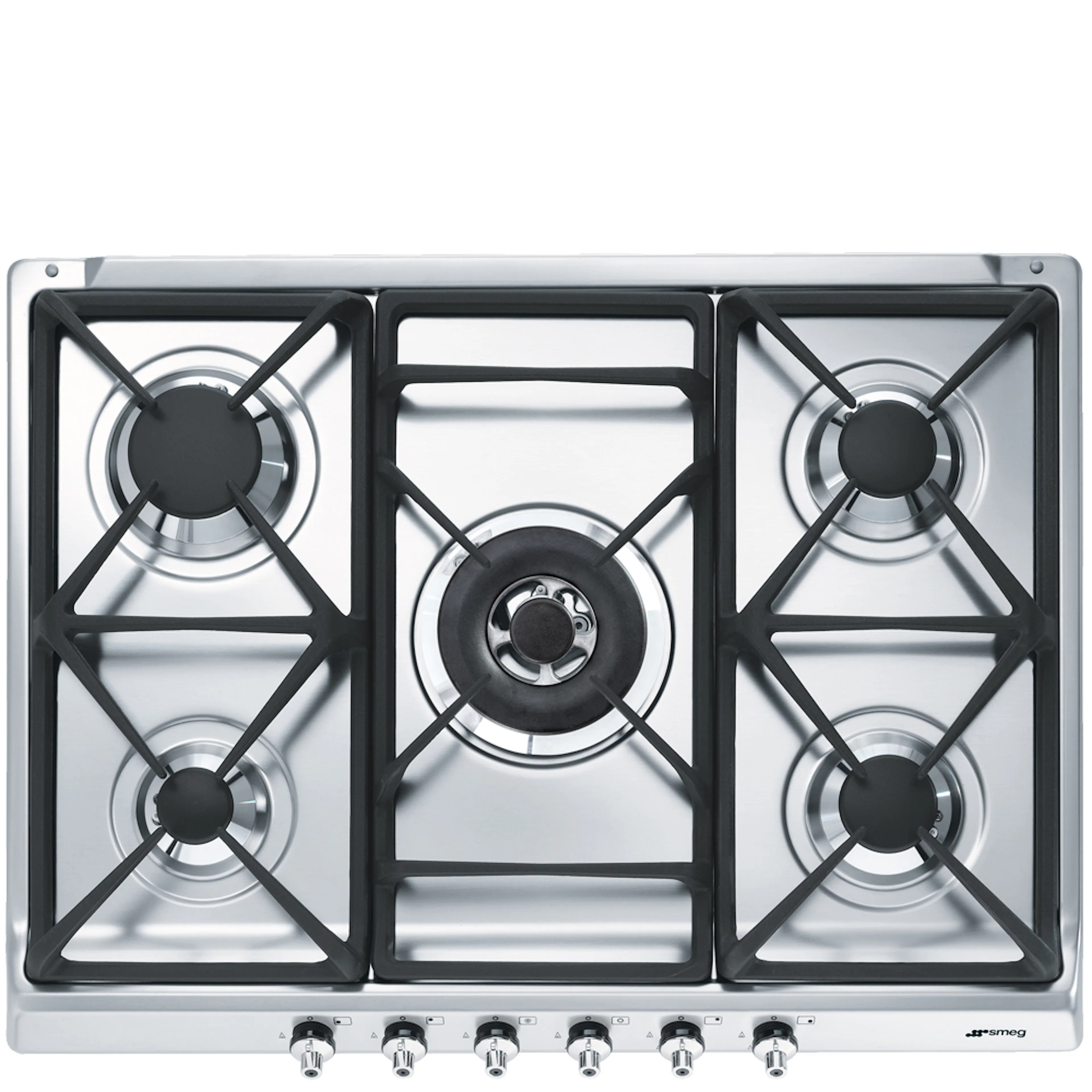 Gassplatetopp Smeg SE70SGH-5 Rustfri Elegant Design