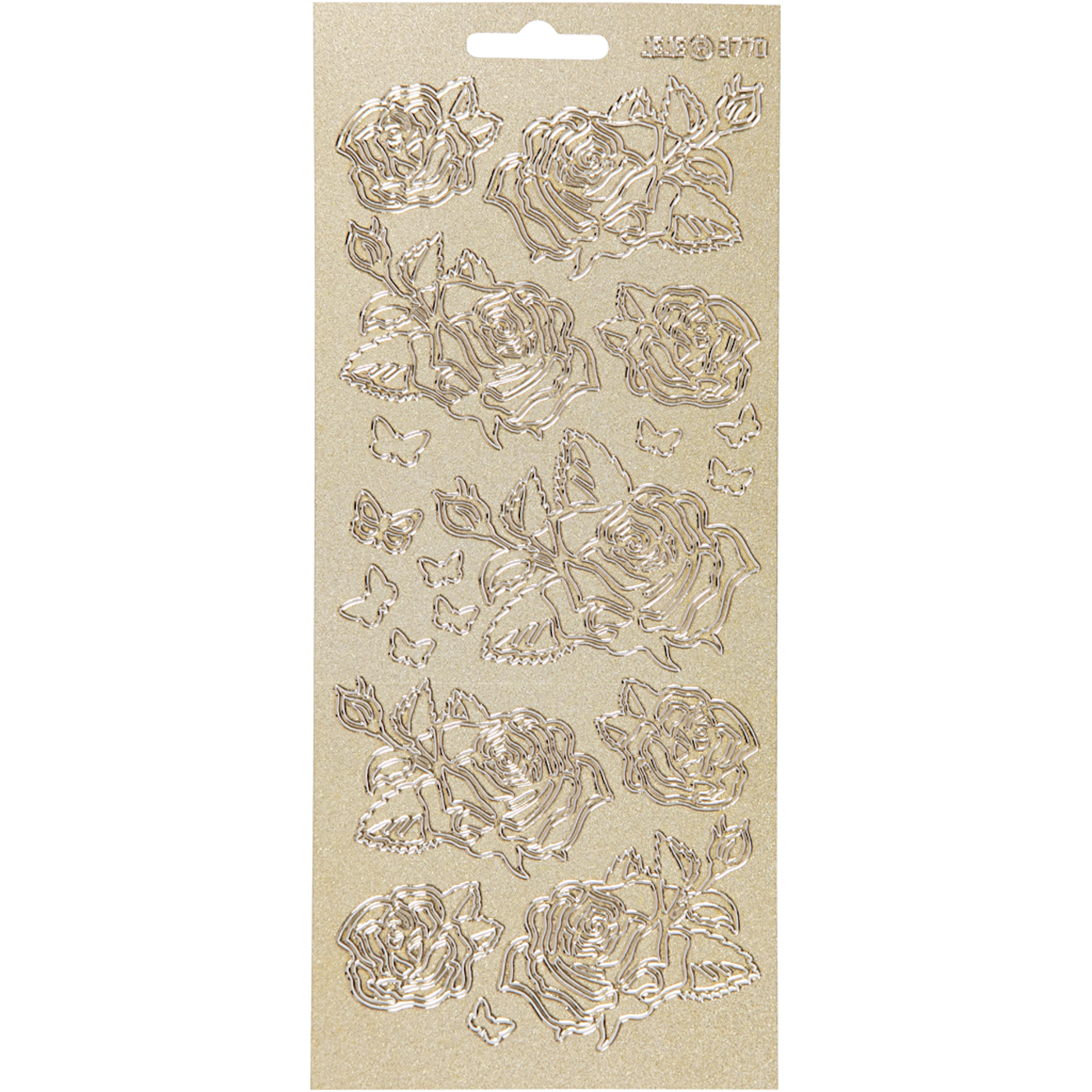 Stickers Creativ Company Roser Folie 10x23 cm