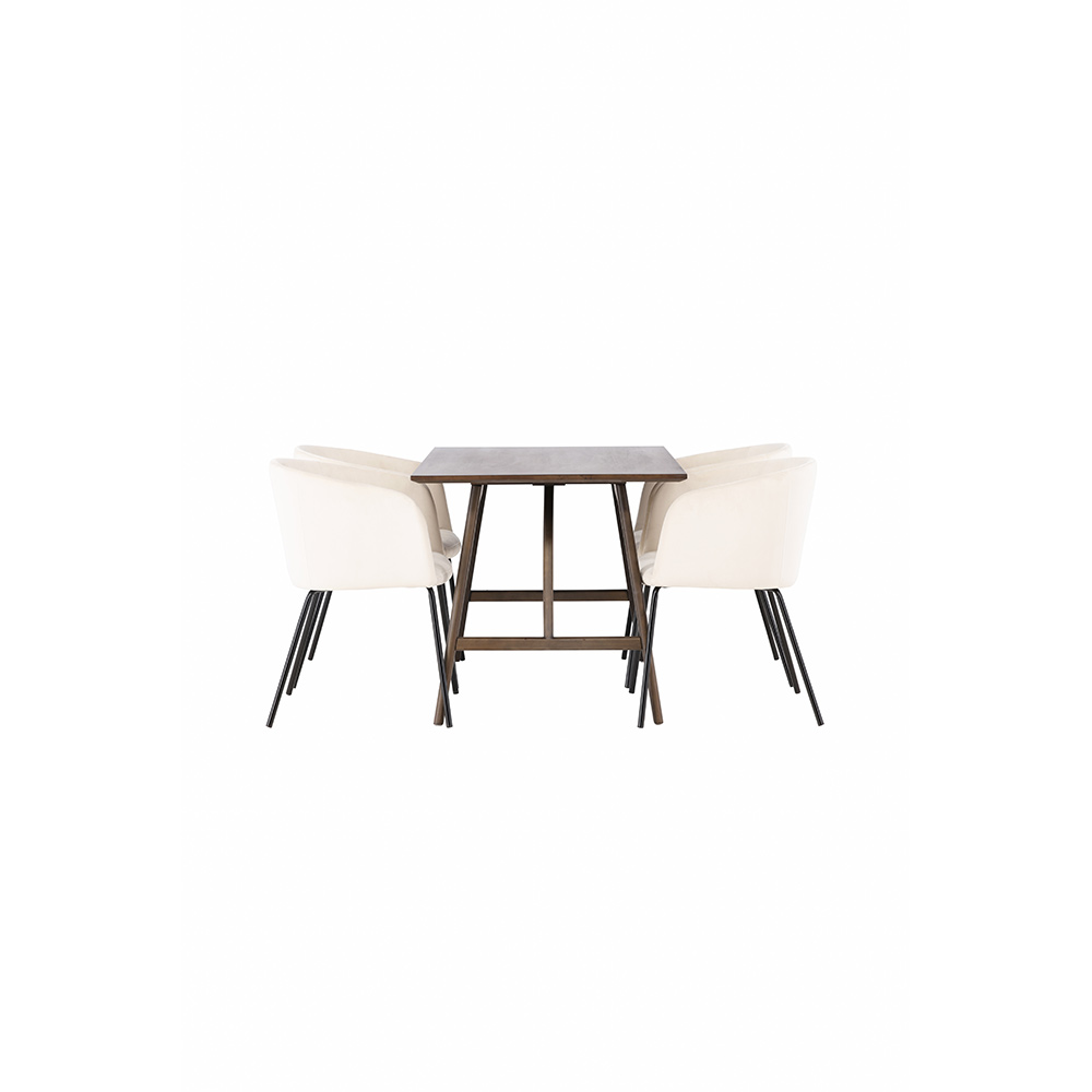Spisegruppe Venture Home Kaseidon med 4 stk Berit Stoler
