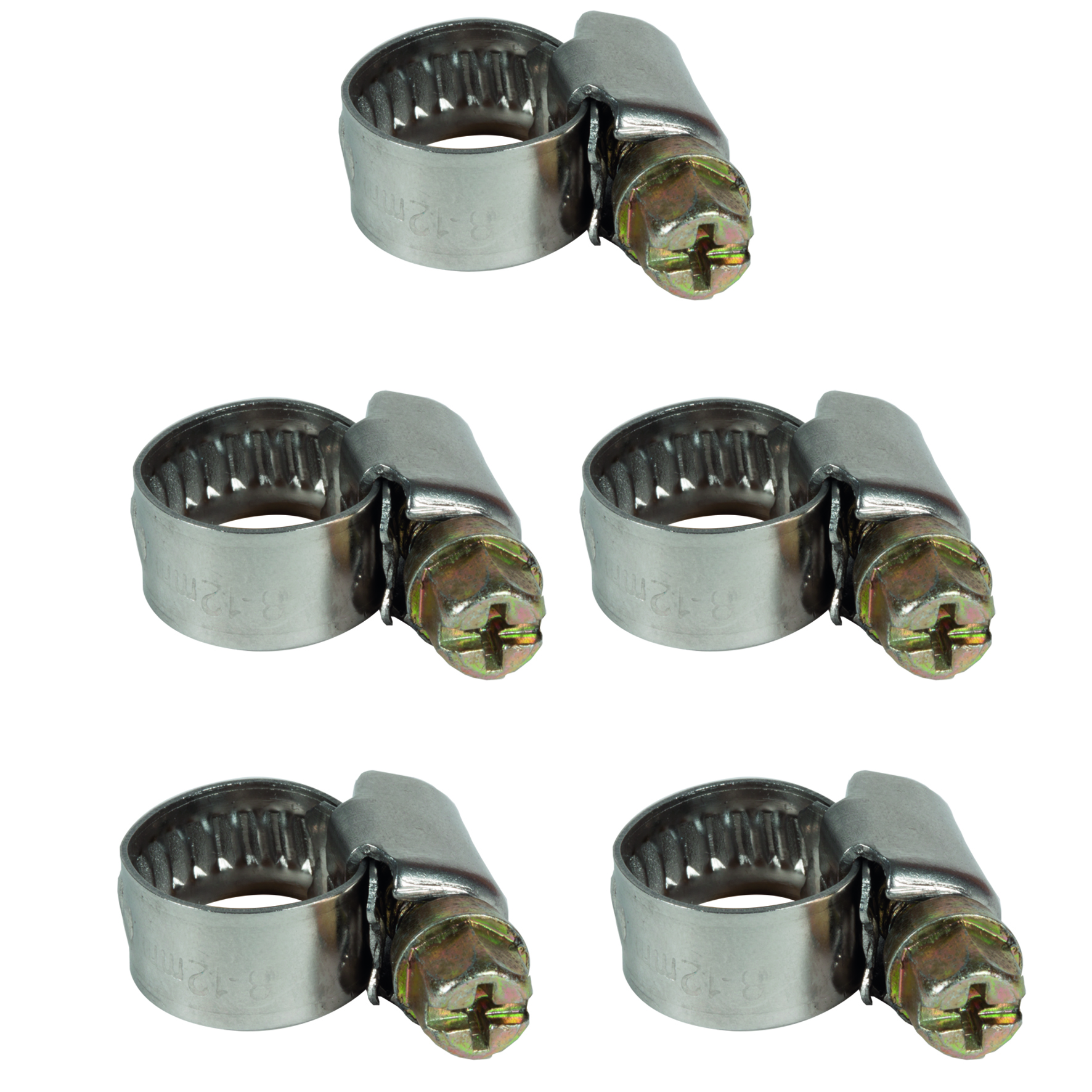 Trykkluftsklips Einhell Clip-set, 8–12 mm, 5 deler