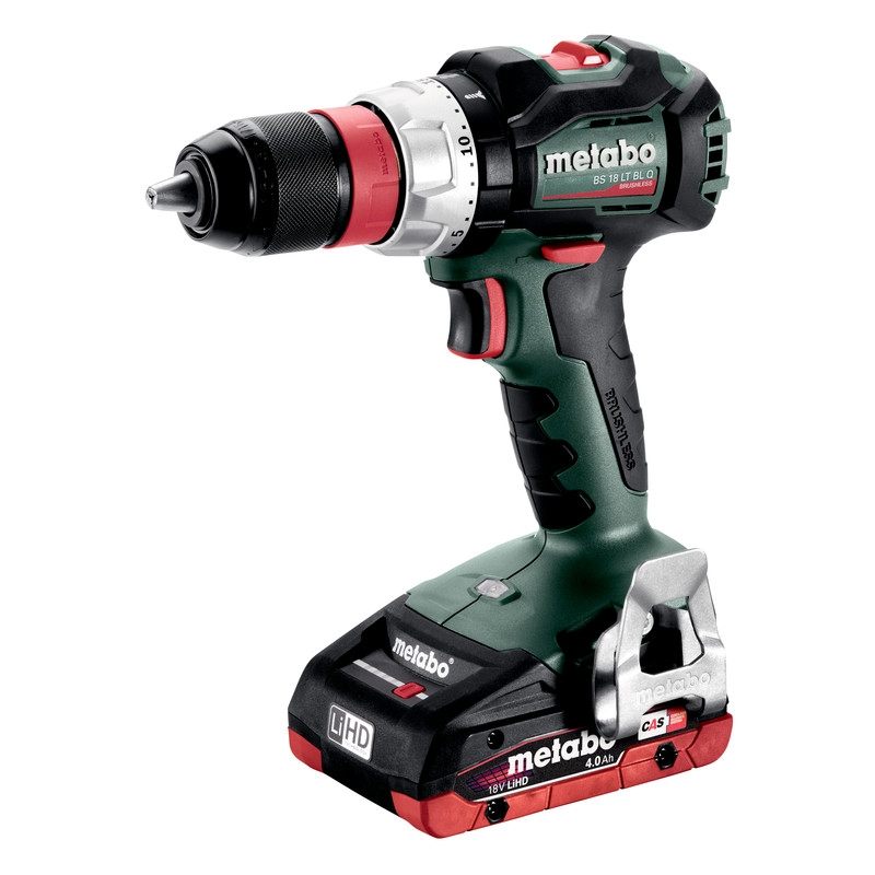 Batteridrill Metabo BS 18 LT BLQ 2X4,0AH H