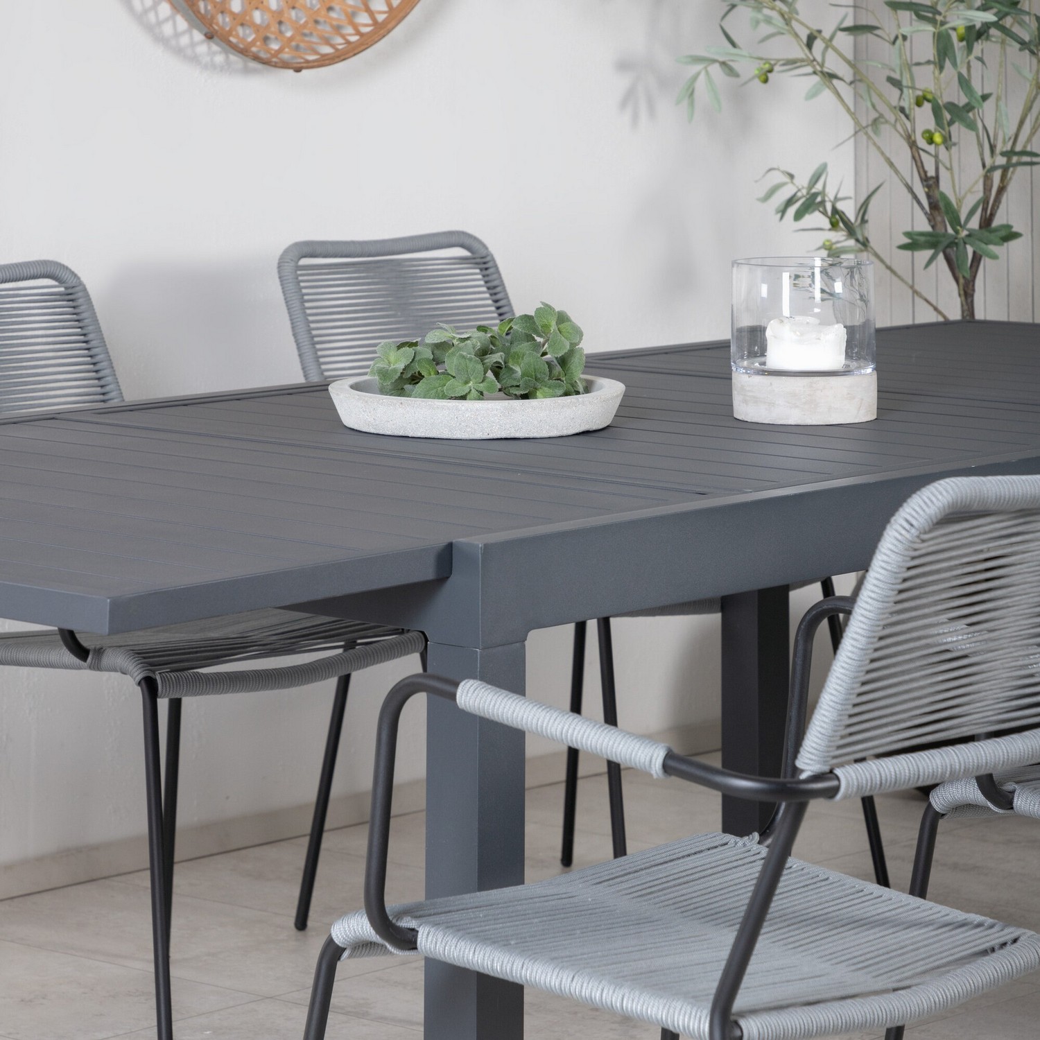 Spisegruppe Venture Home Marbella med 6 Levi Stoler