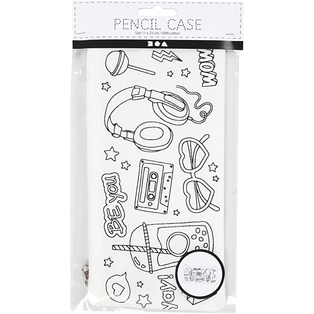Pennal Creativ Company Party Str 11x23 cm Hvit 210 g 1 Stk