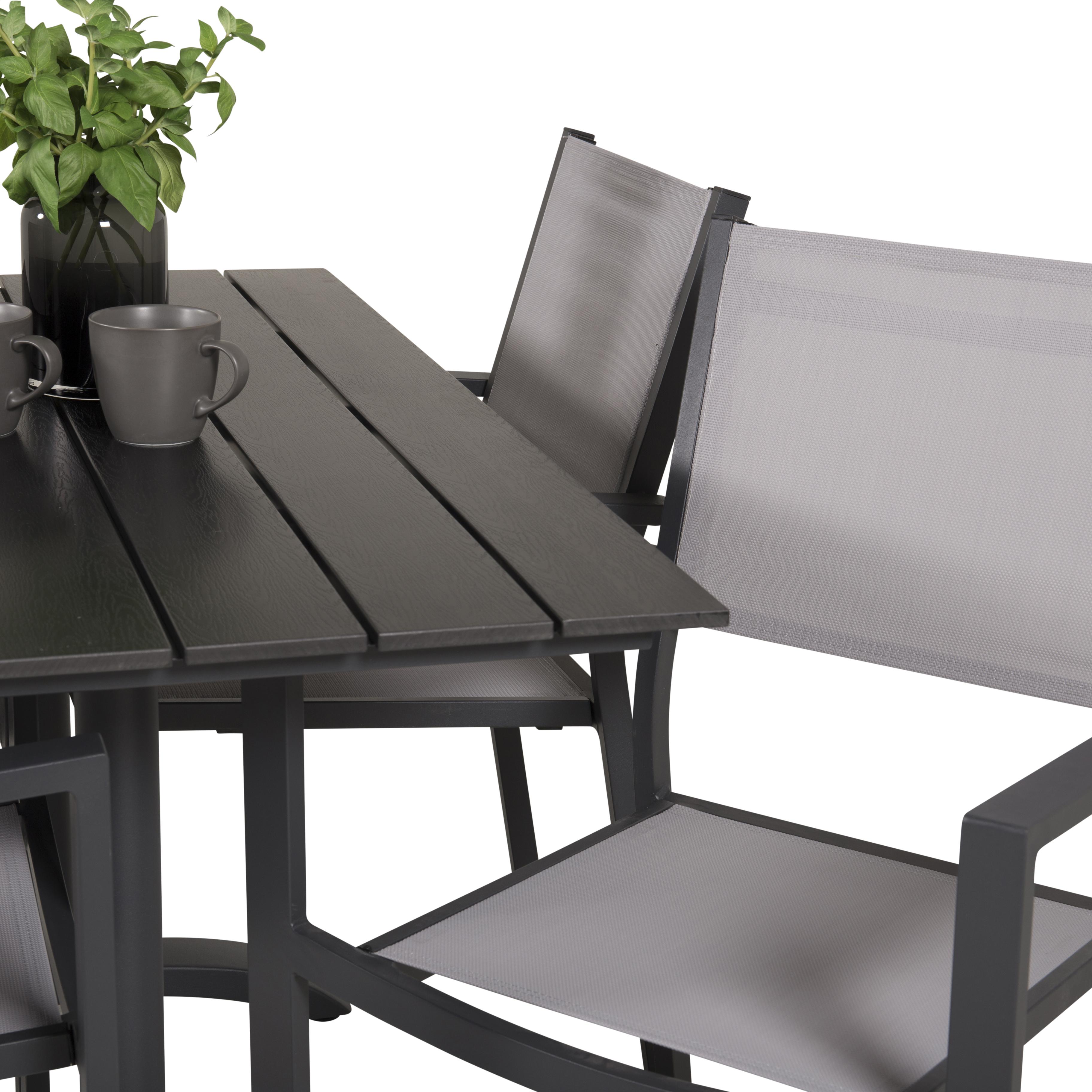 Cafégruppe Venture Home Dolly med 4 Copacabana Spisestoler