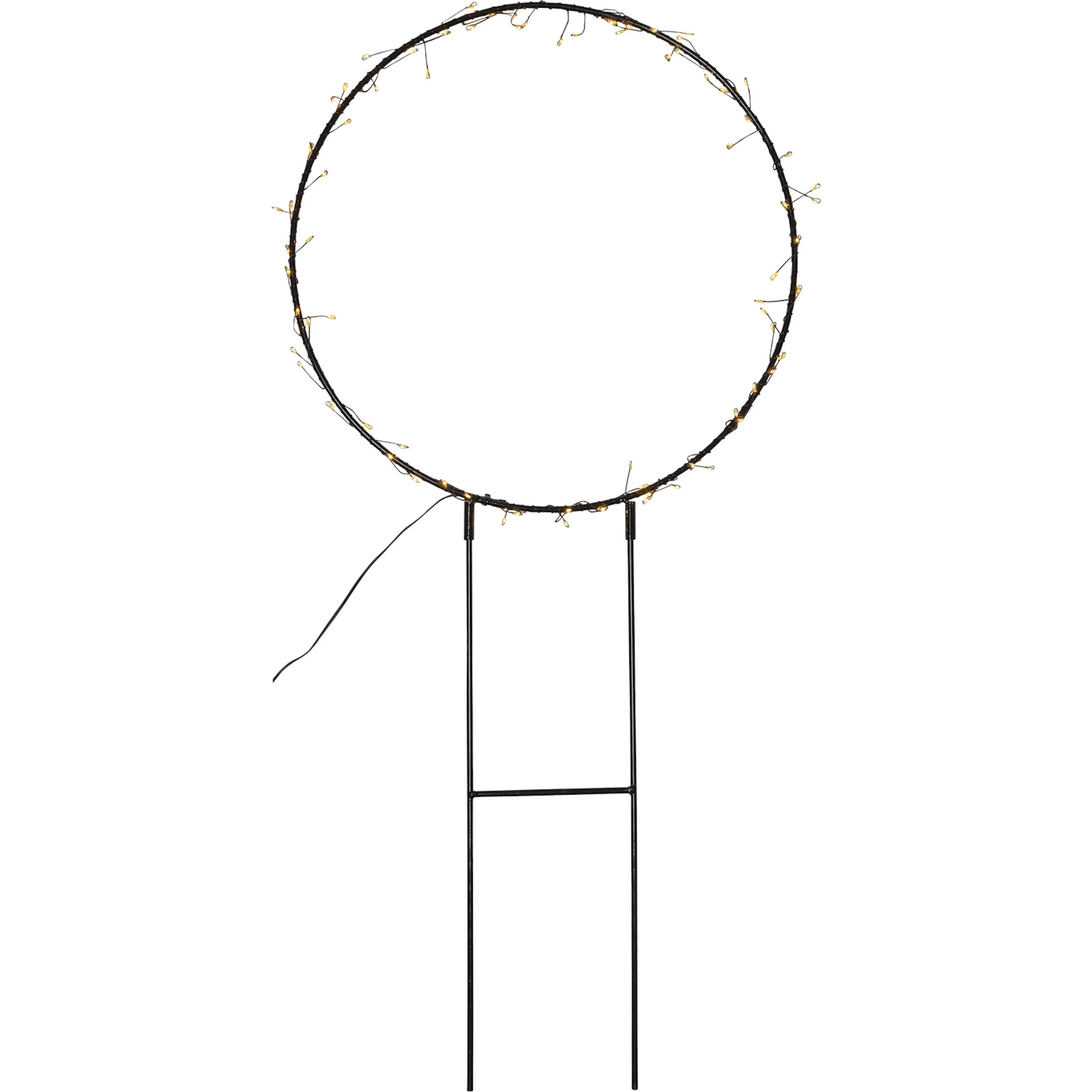 Metal Garden Ring 40 cm, LV, outdoor Høyde: 840 mm