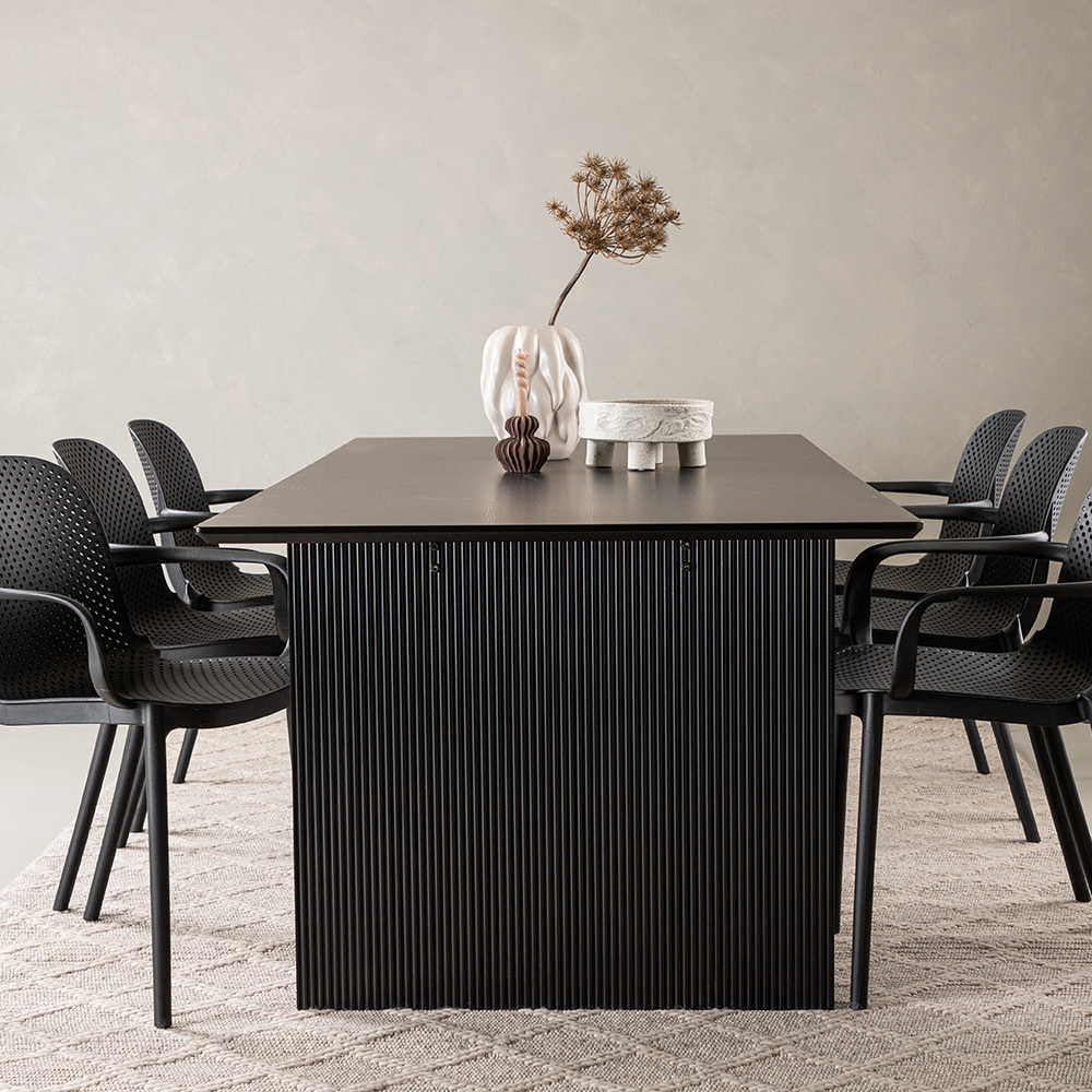 Spisegruppe Venture Home Vail med 6 Baltimore Stoler