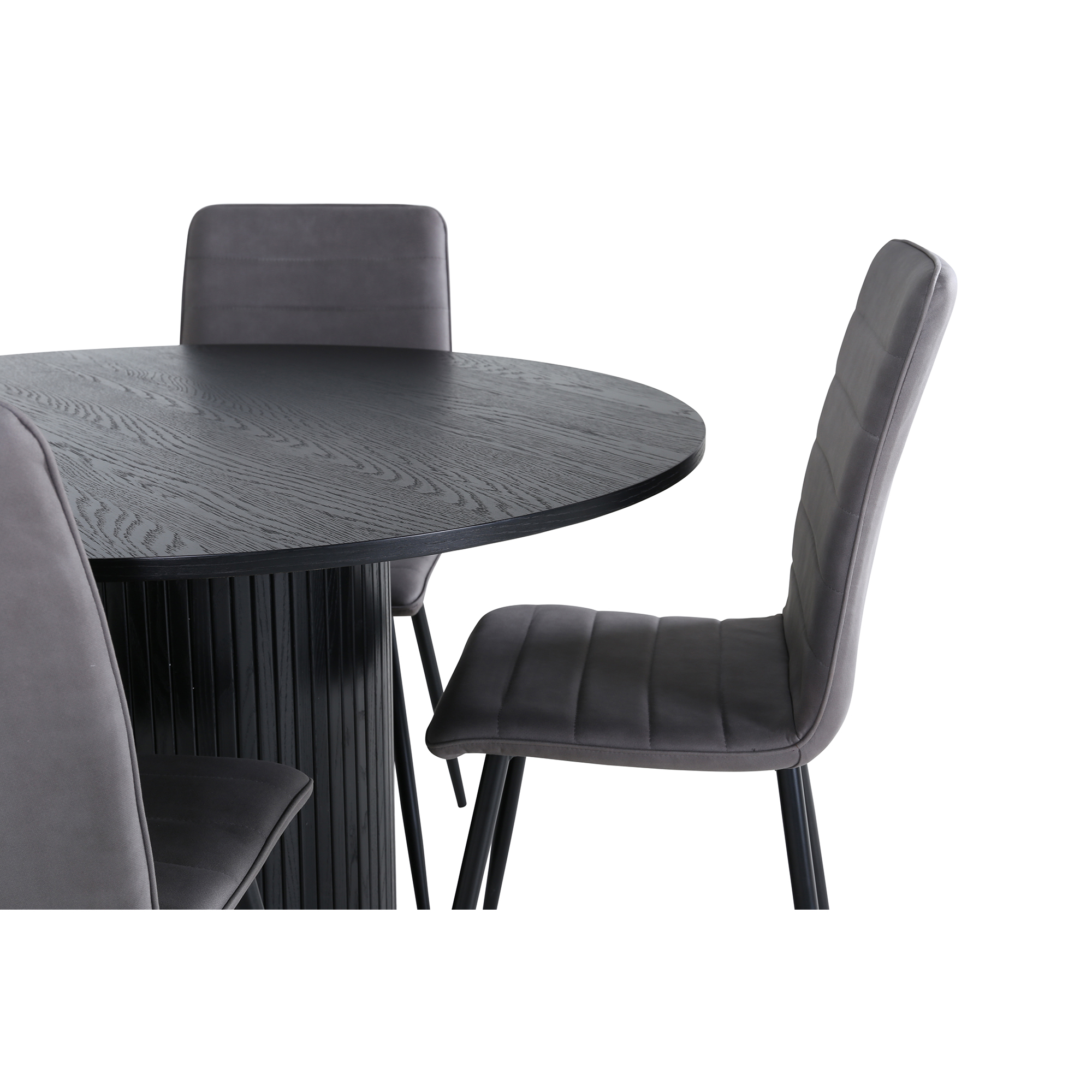 Spisegruppe Venture Home med Bianca Spisebord og 4 Walerina Spisestoler