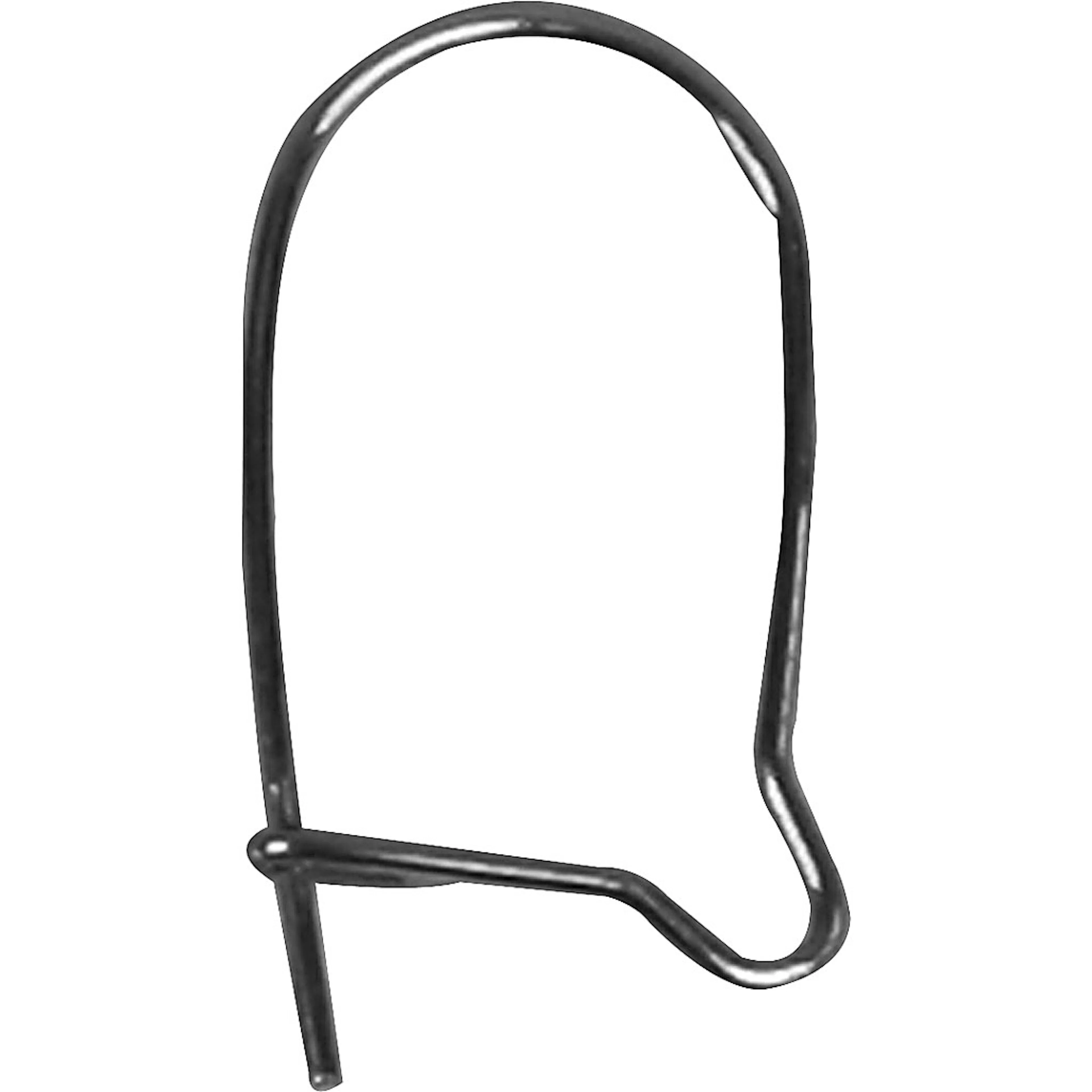 Öronkrokar, försilvrad, L: 15 mm, 10 st./ 1 förp. 10 st
