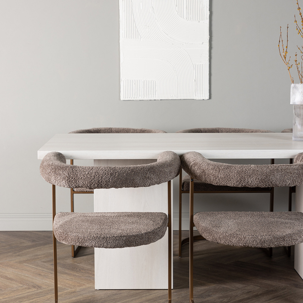 Spisegruppe Venture Home Olga med 6 Morning Stoler