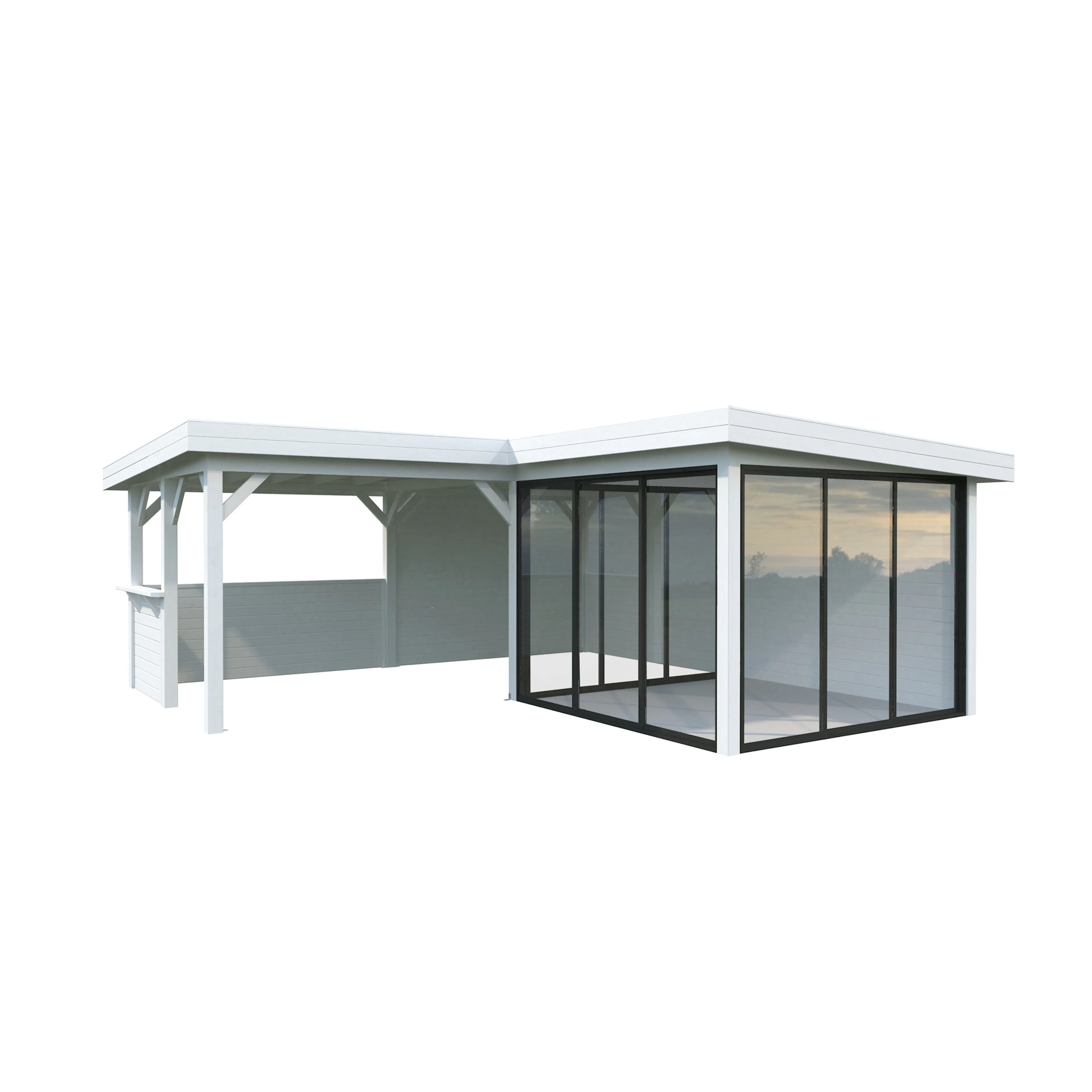 Hagestue Palmako Lenna 24,9 m2 Set 410 Slide