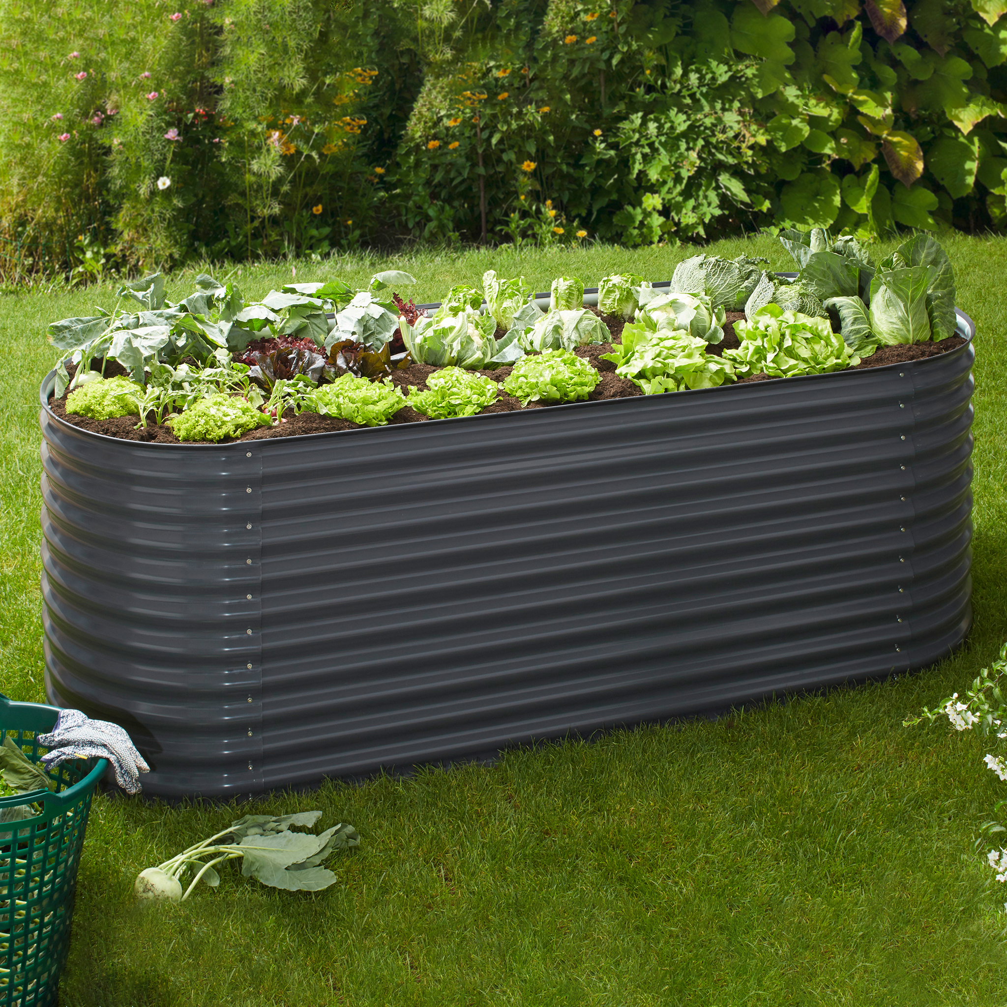 Plantekasse Metalcraft Galvanisert Stål 240 cm