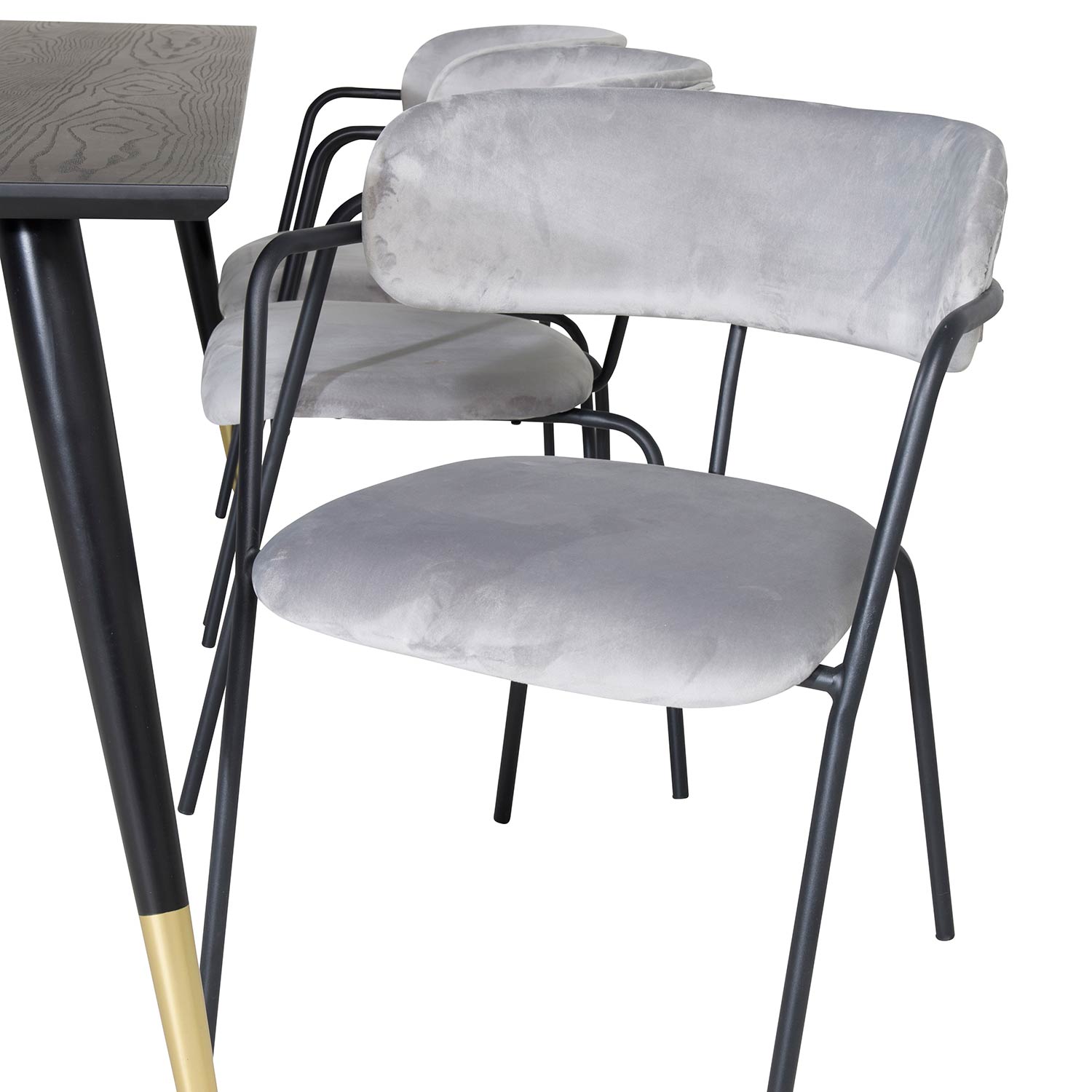 Spisegruppe Venture Home Dipp med 6 Arrow Stoler