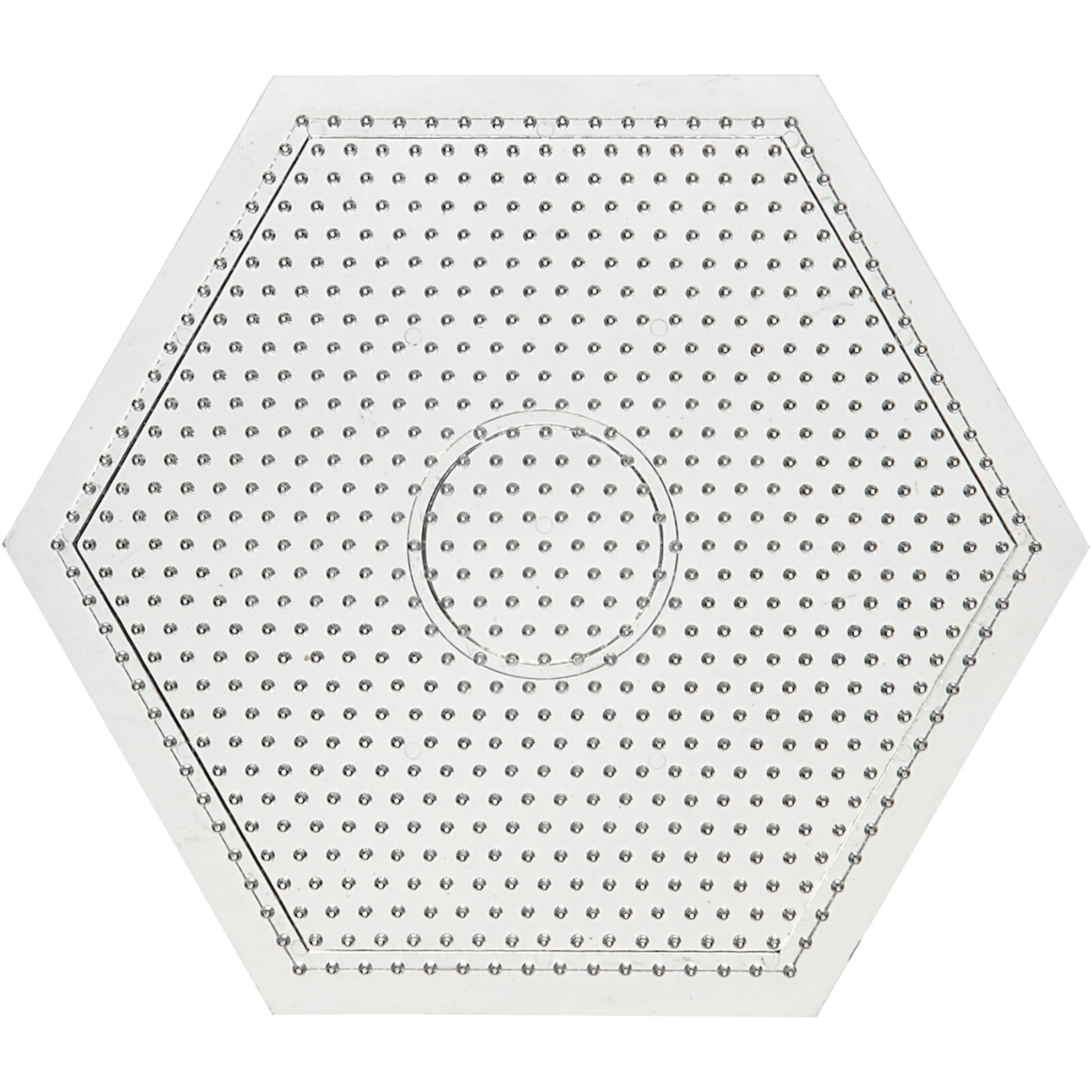 Perleplate Creativ Company Transparent Str 15x15 cm 1 Stk