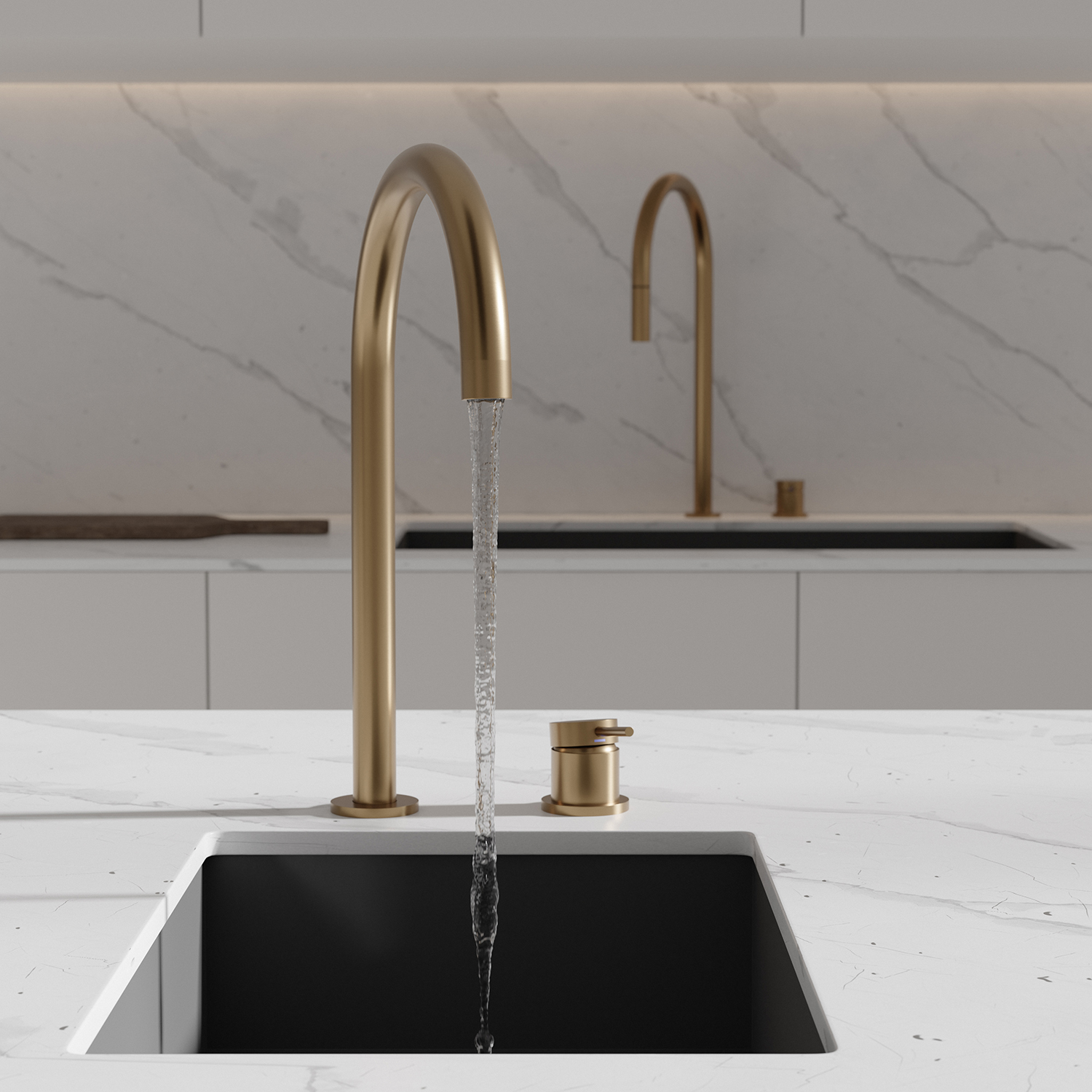 Kjøkkenbatteri Scandtap Steel Harmonized K2