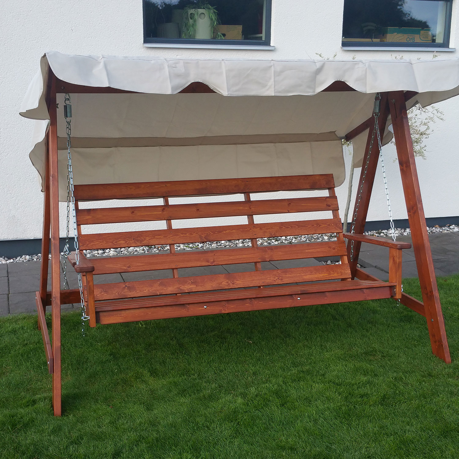 Hammock Eden Wood Mellby 3-seter Brunlasert