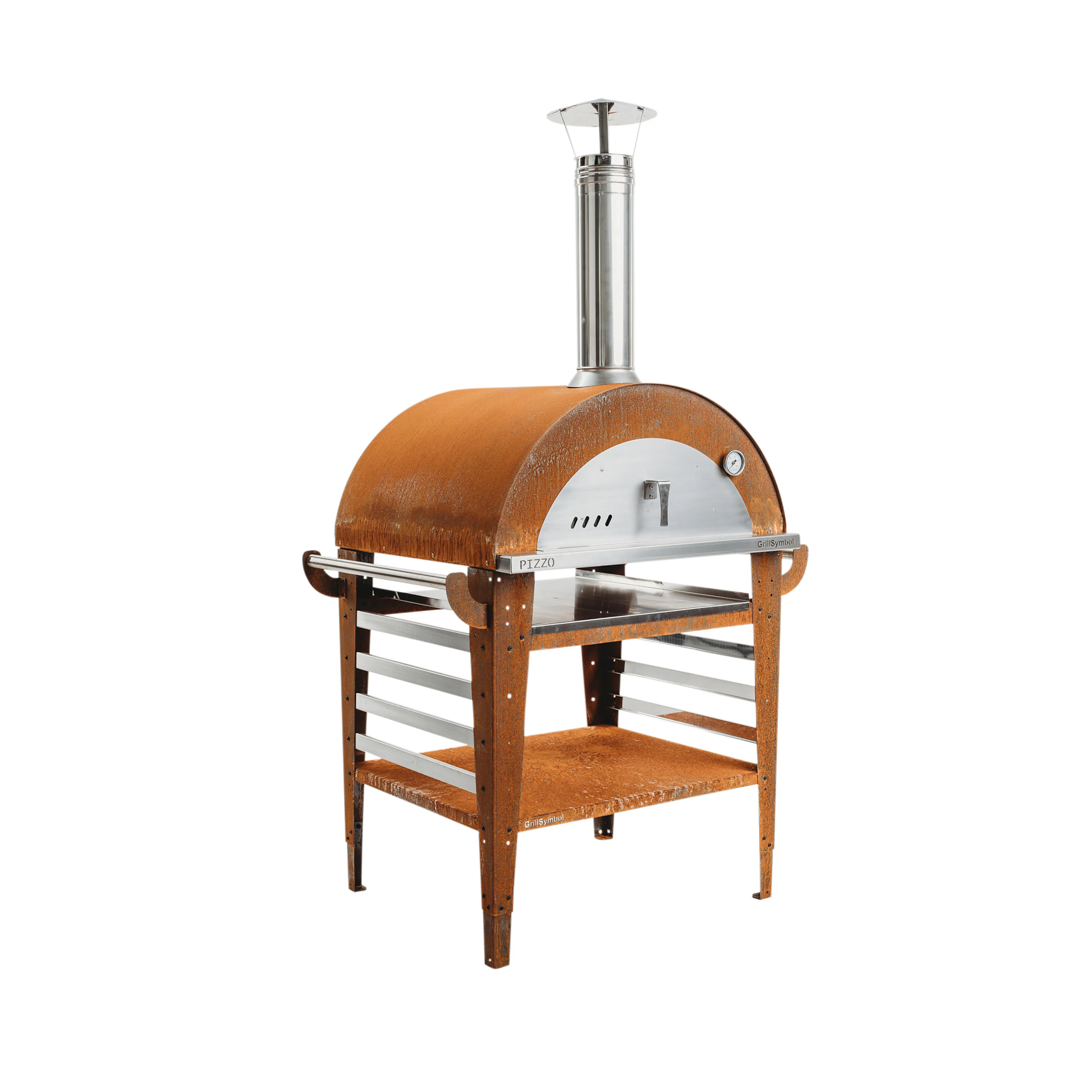 Pizzaovn GrillSymbol Pizzo med Pizzabord