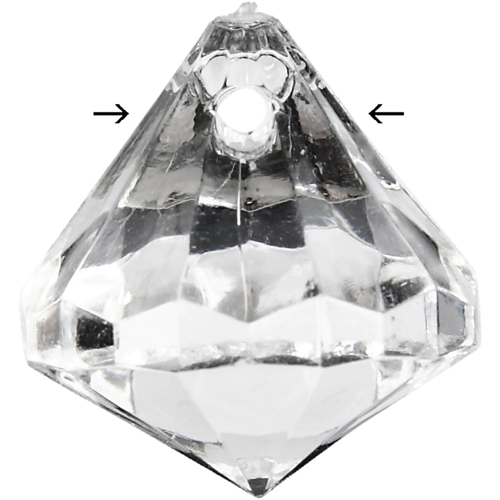Prismer Creativ Company Blank Transparent Str 17x16 mm Hullstr 1,2 mm 43 St/1 Pk