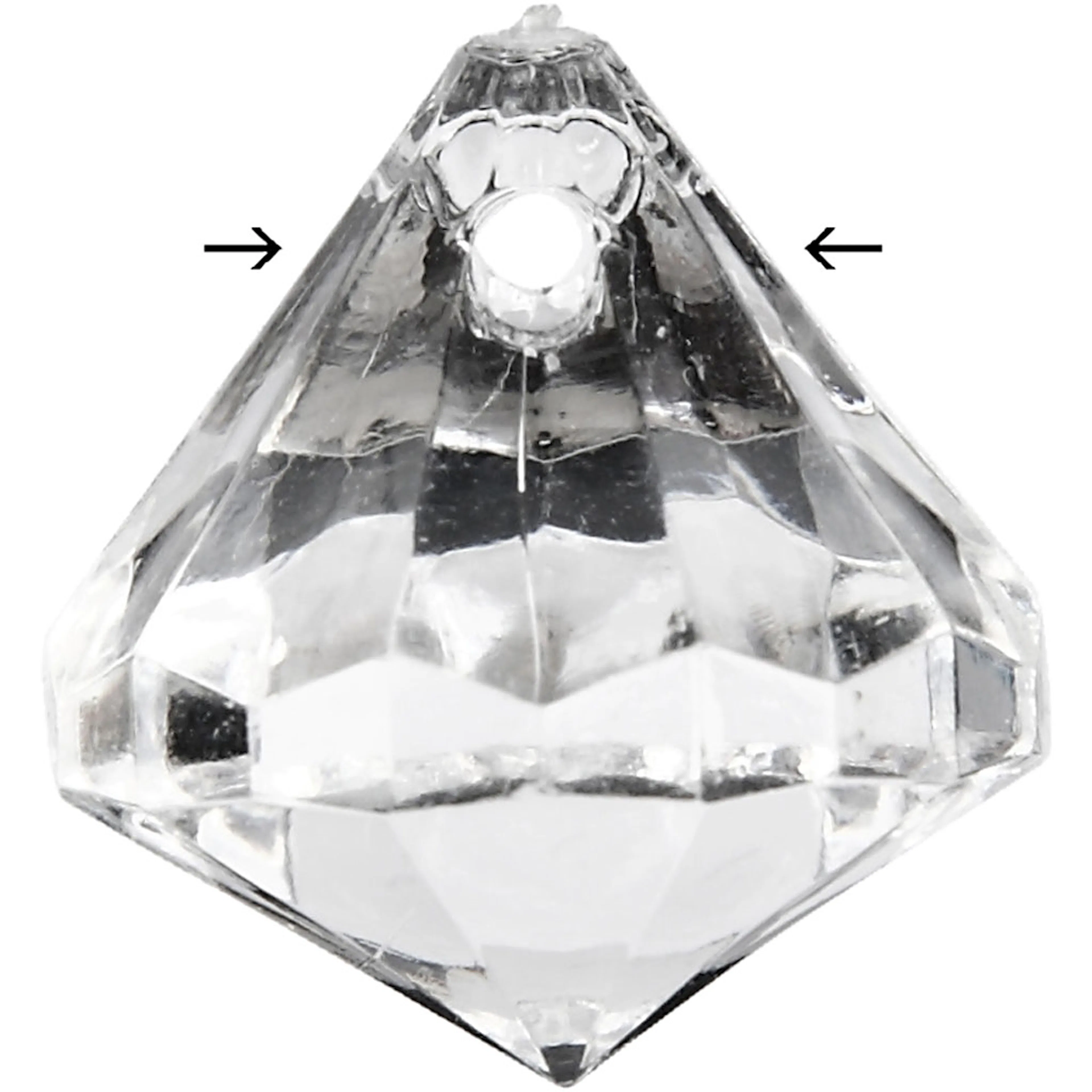 Prismer Creativ Company Blank Transparent Str 17x16 mm Hullstr 1,2 mm 43 St/1 Pk