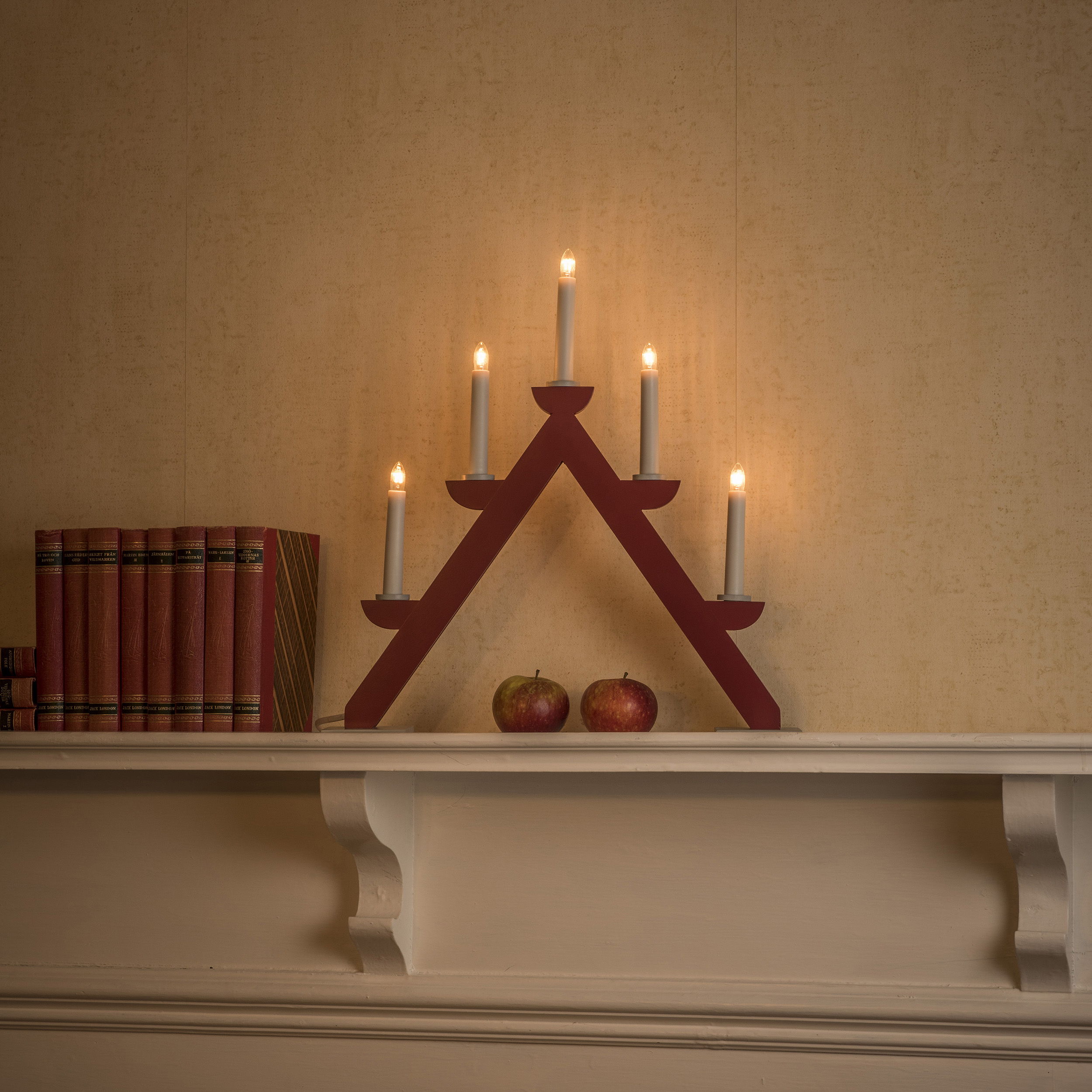 Adventstake Gnosjö Konstsmide 5L Tre
