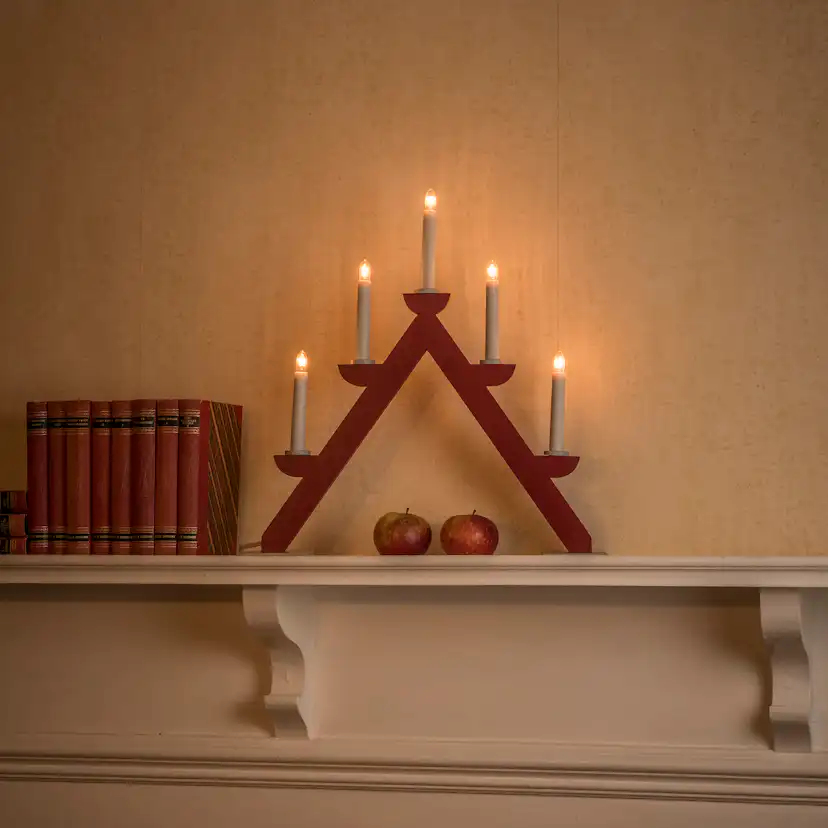 Adventstake Gnosjö Konstsmide 5L Tre
