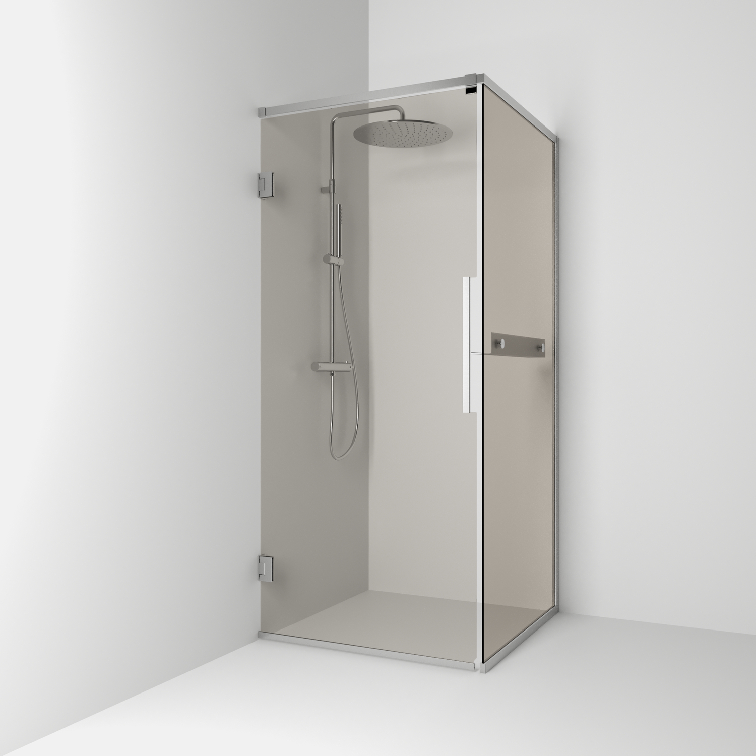 Duschhörn Svedbergs Langfoss 200 med Hylla