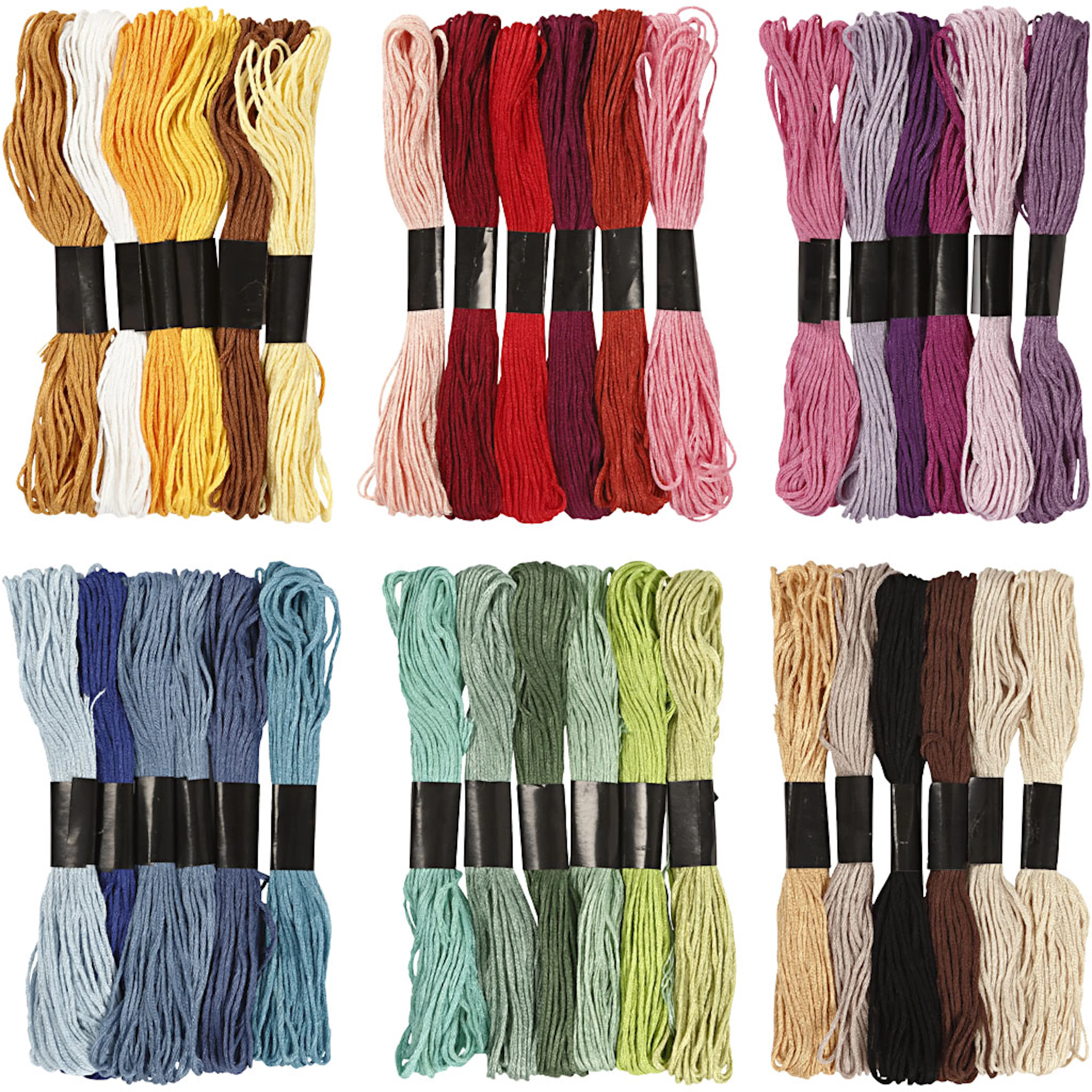 Broderigarn Creativ Company Harmoni Flere Farger Tykkelse 1 mm