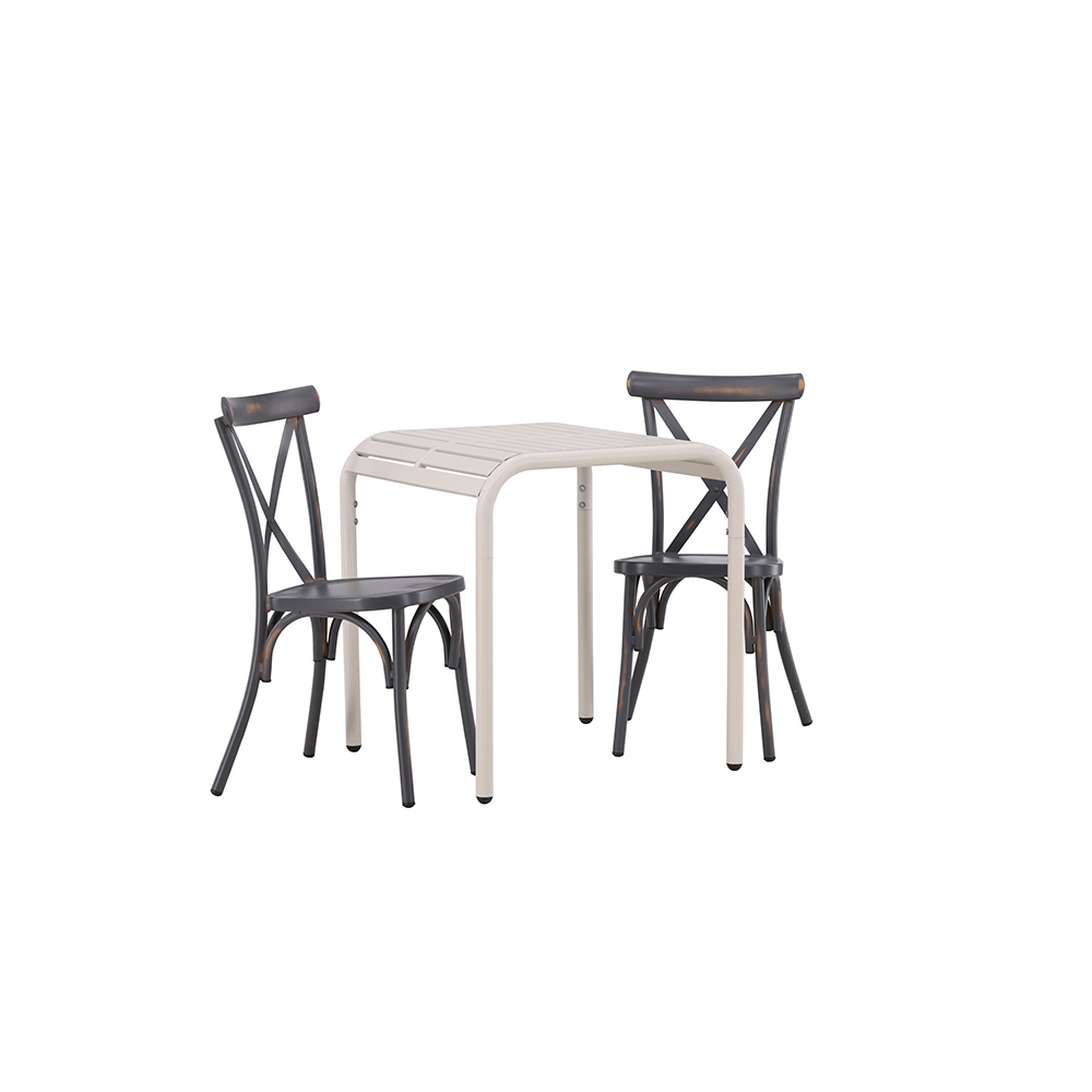 Cafégruppe Venture Home Borneo Bord med 2 Tablas Stoler