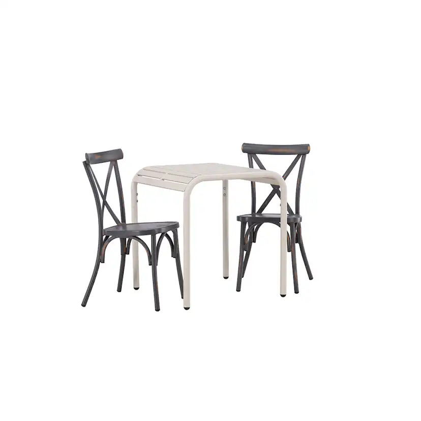 Cafégruppe Venture Home Borneo Bord med 2 Tablas Stoler