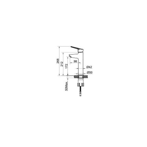 Servantbatteri Scandtap Steel Retro High