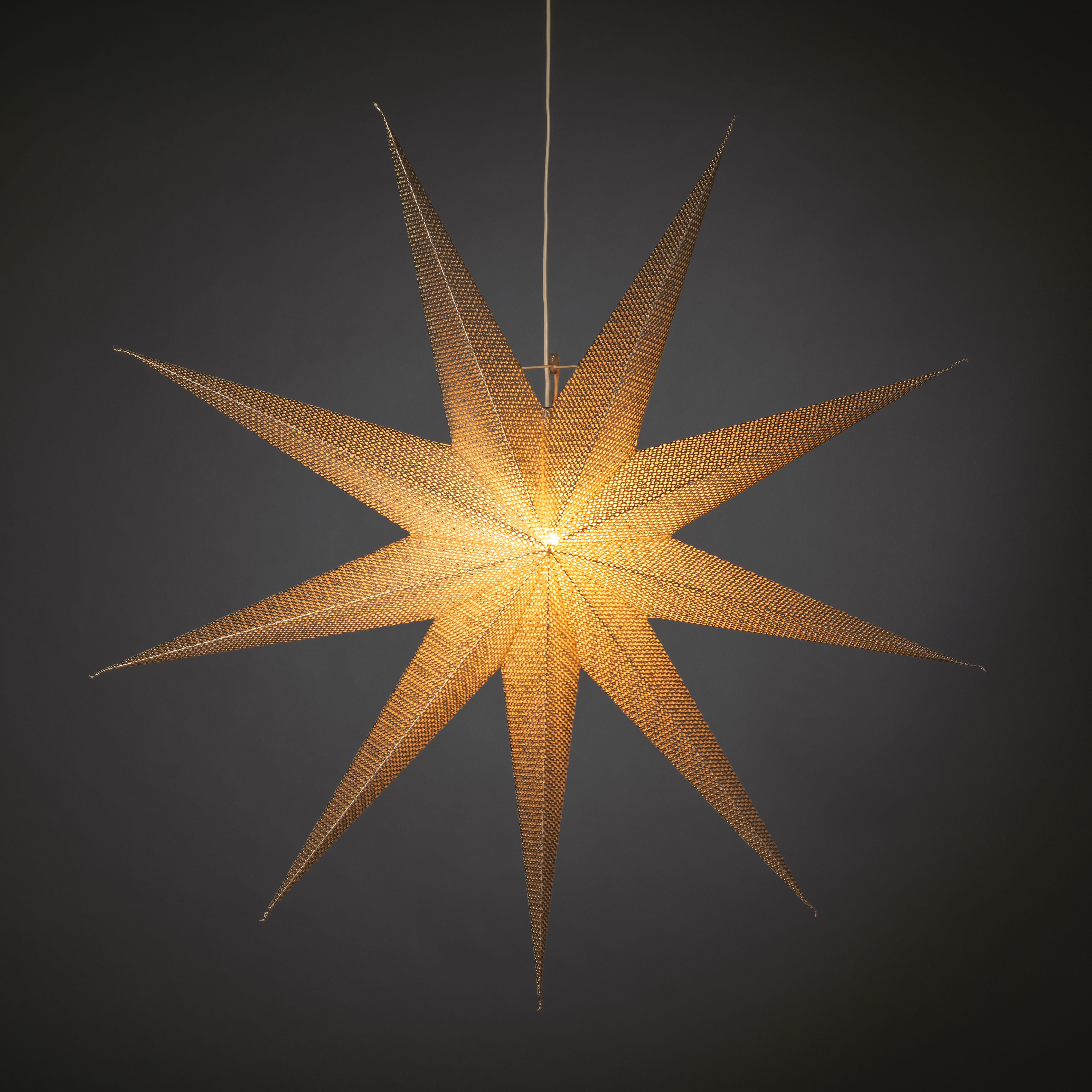 Adventsstjerne Gnosjö Konstsmide 9-spiss 115 cm
