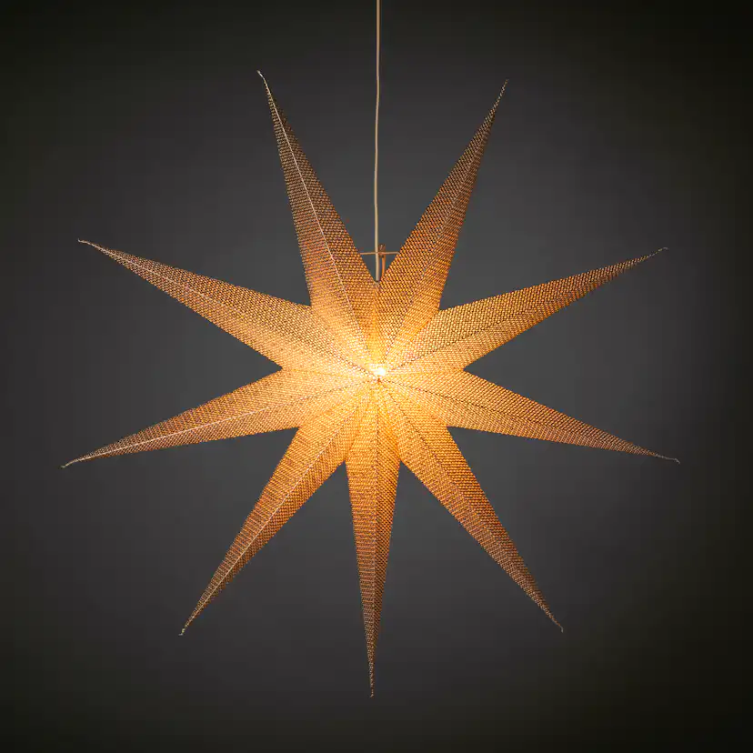 Adventsstjerne Gnosjö Konstsmide 9-spiss 115 cm