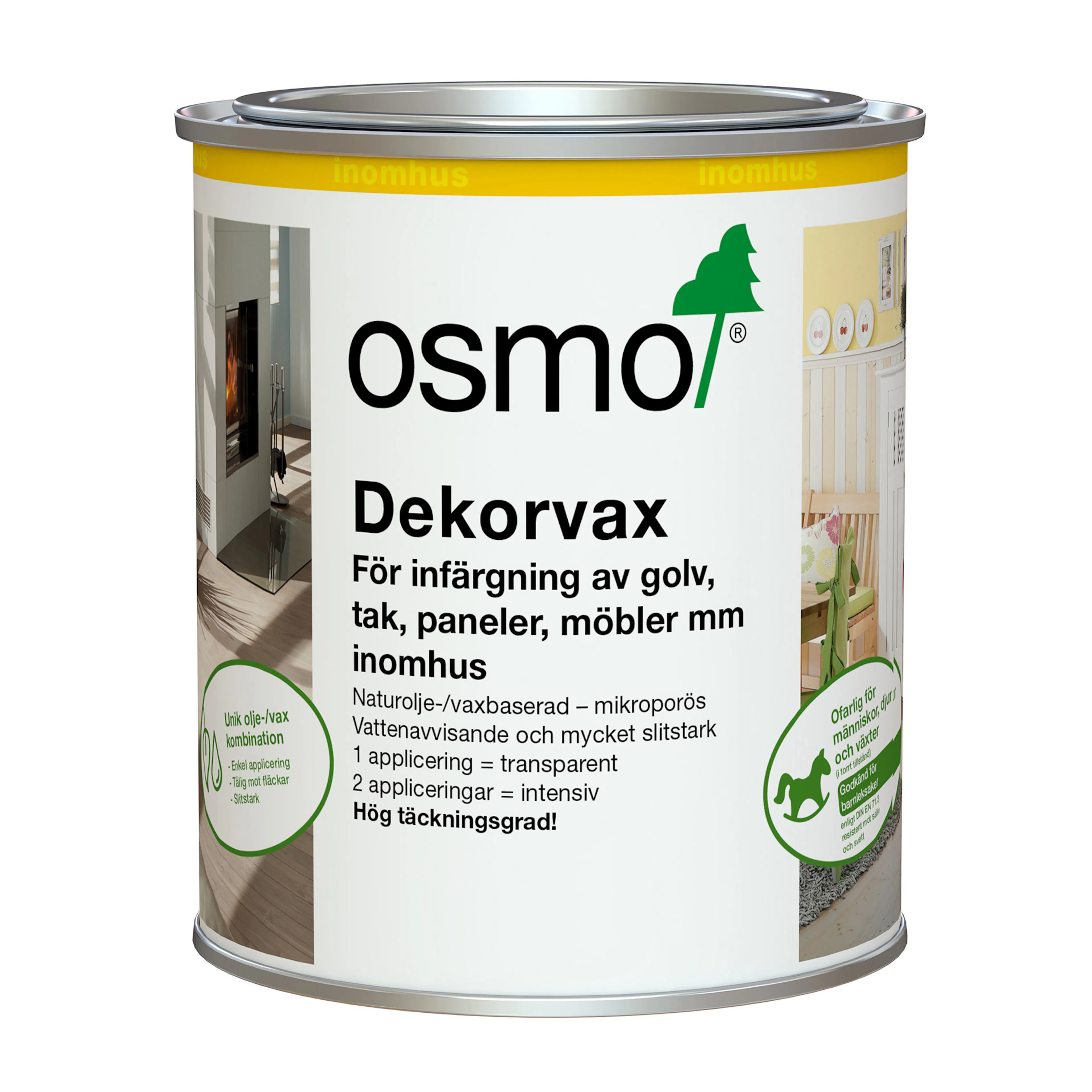 OSMO 3111 Dekorvax Transparent Vit 0,75 liter 0,75 liter