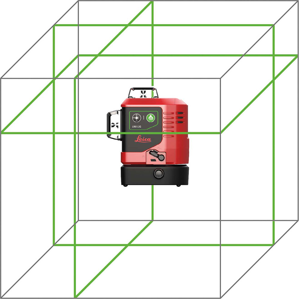 Multikrysslaser Leica Lino Grønn L6G-1