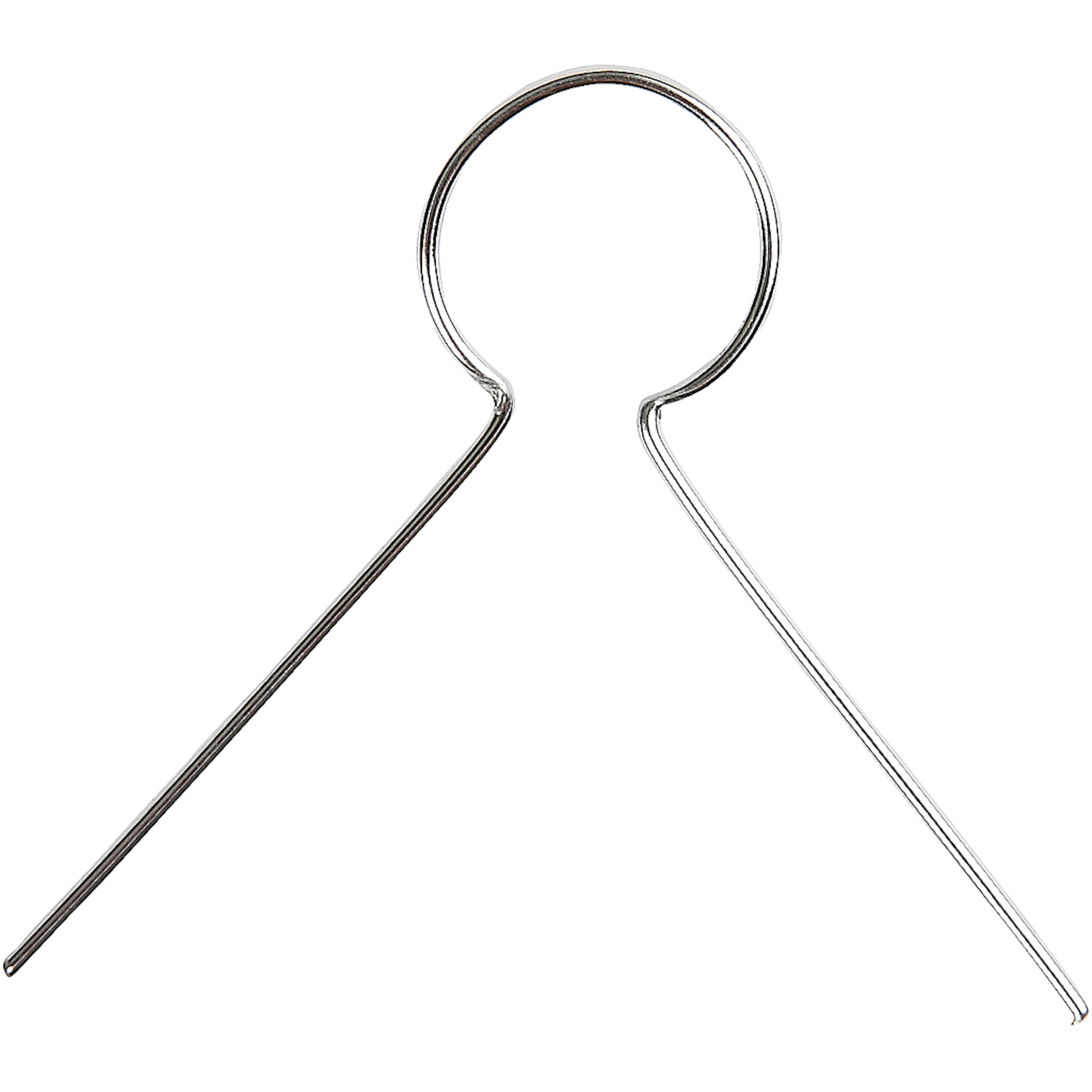 Upphängningskrokar, försilvrad, L: 22 mm, 50 st./ 1 förp. Sølvforgylt