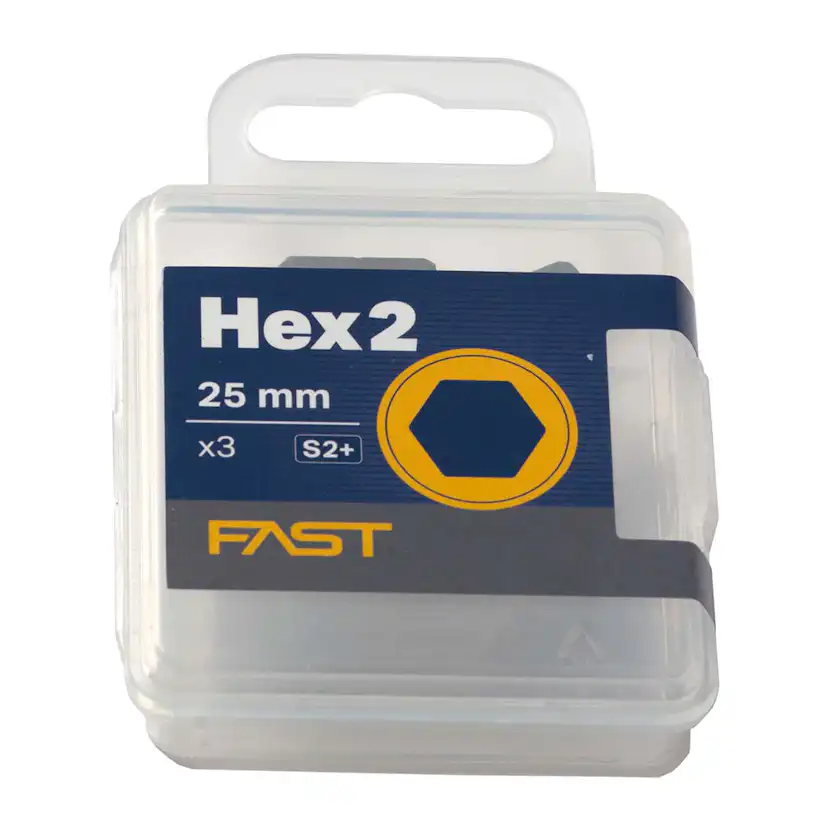 Bits 3mm Hex 25mm 3-p Fast 3mm 3-p