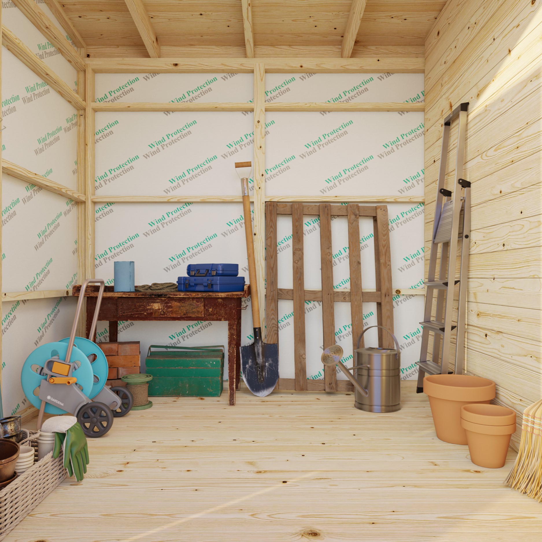 Redskapsbod Palmako Kalle 6,6 m2