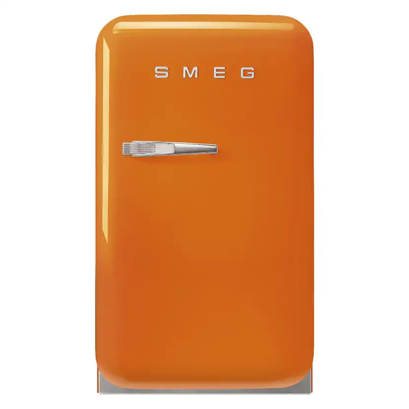 Smeg Fristående Kylskåp 50's Style FAB5ROR5 Orange, Høyrehengslet