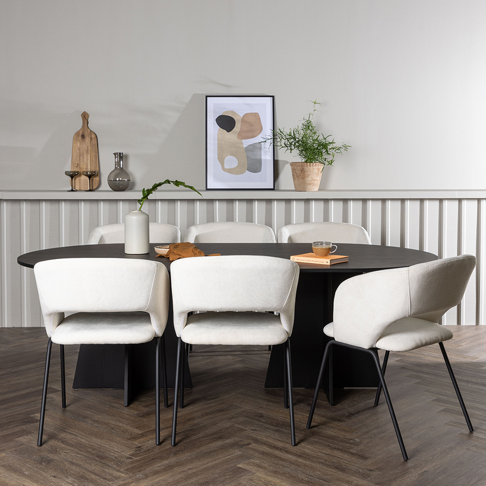 Spisegruppe Venture Home Bootcut med 6 stk Day Stoler