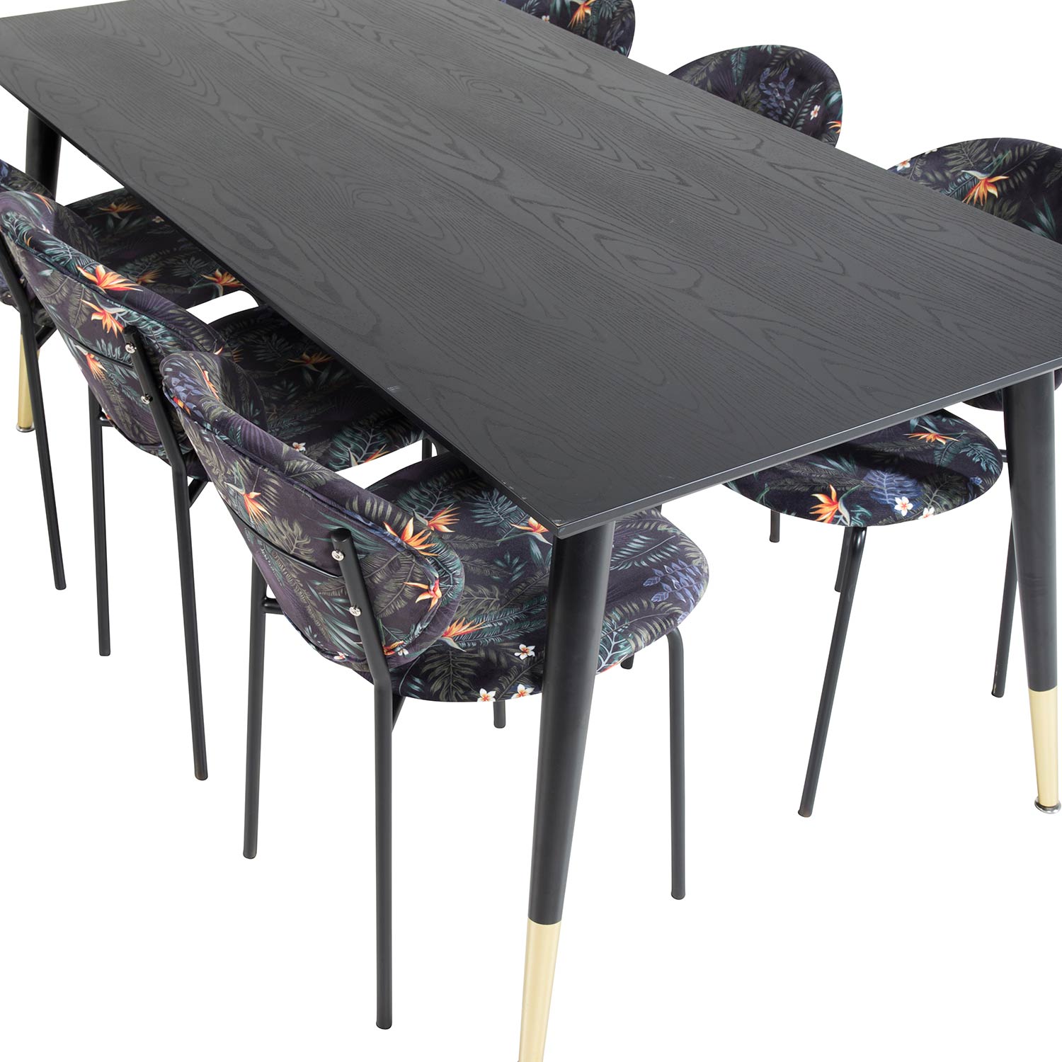 Spisegruppe Venture Home Disa med 6 Valor Stoler