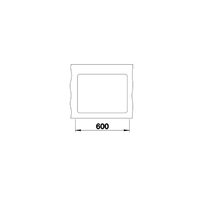 BLANCO SUBLINE 340/160-F SILGRANIT® INFINO - SVART Sort, Planmontert