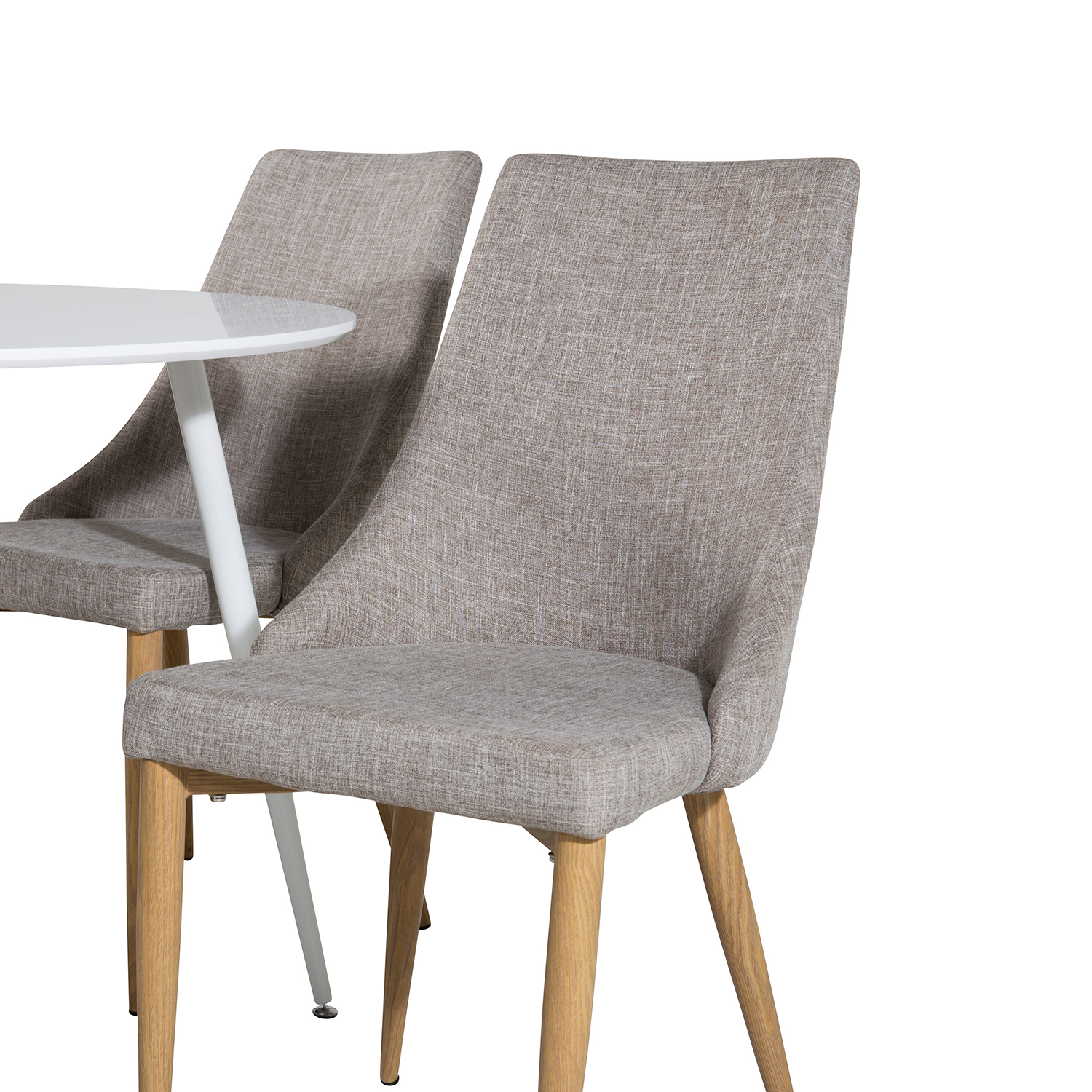 Spisegruppe Venture Home Plake1 med 4 Laura Stoler Polyester Rundt